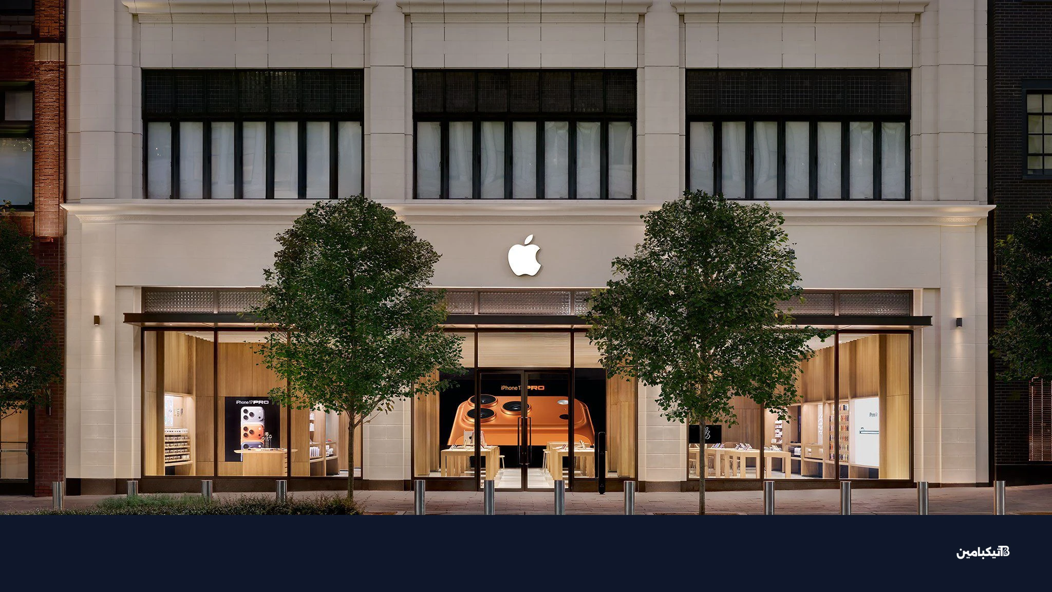 متجر آبل في وسط مدينة ديترويت