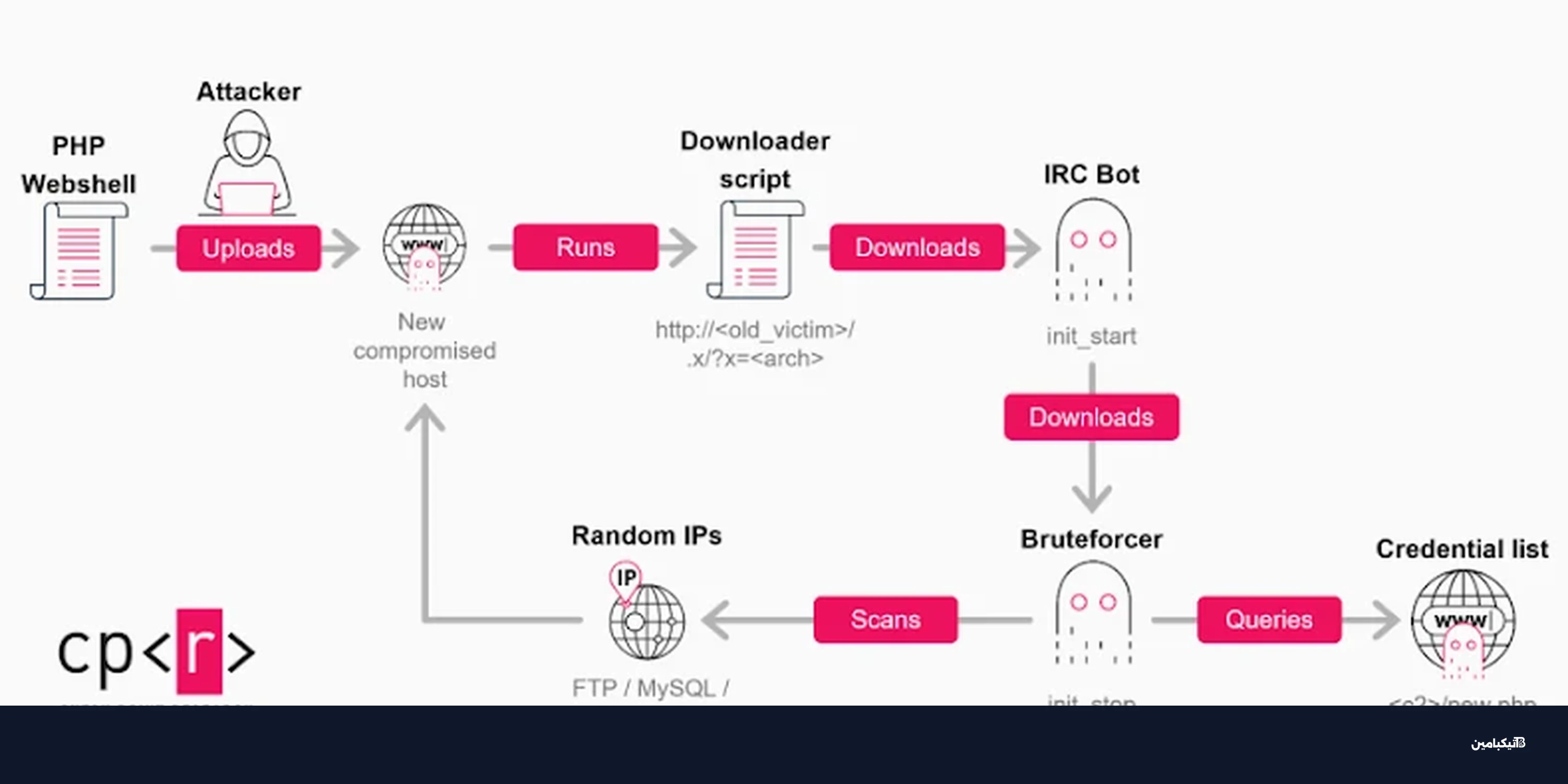 شبكة GoBruteforcer تهدد قواعد بيانات العملات الرقمية