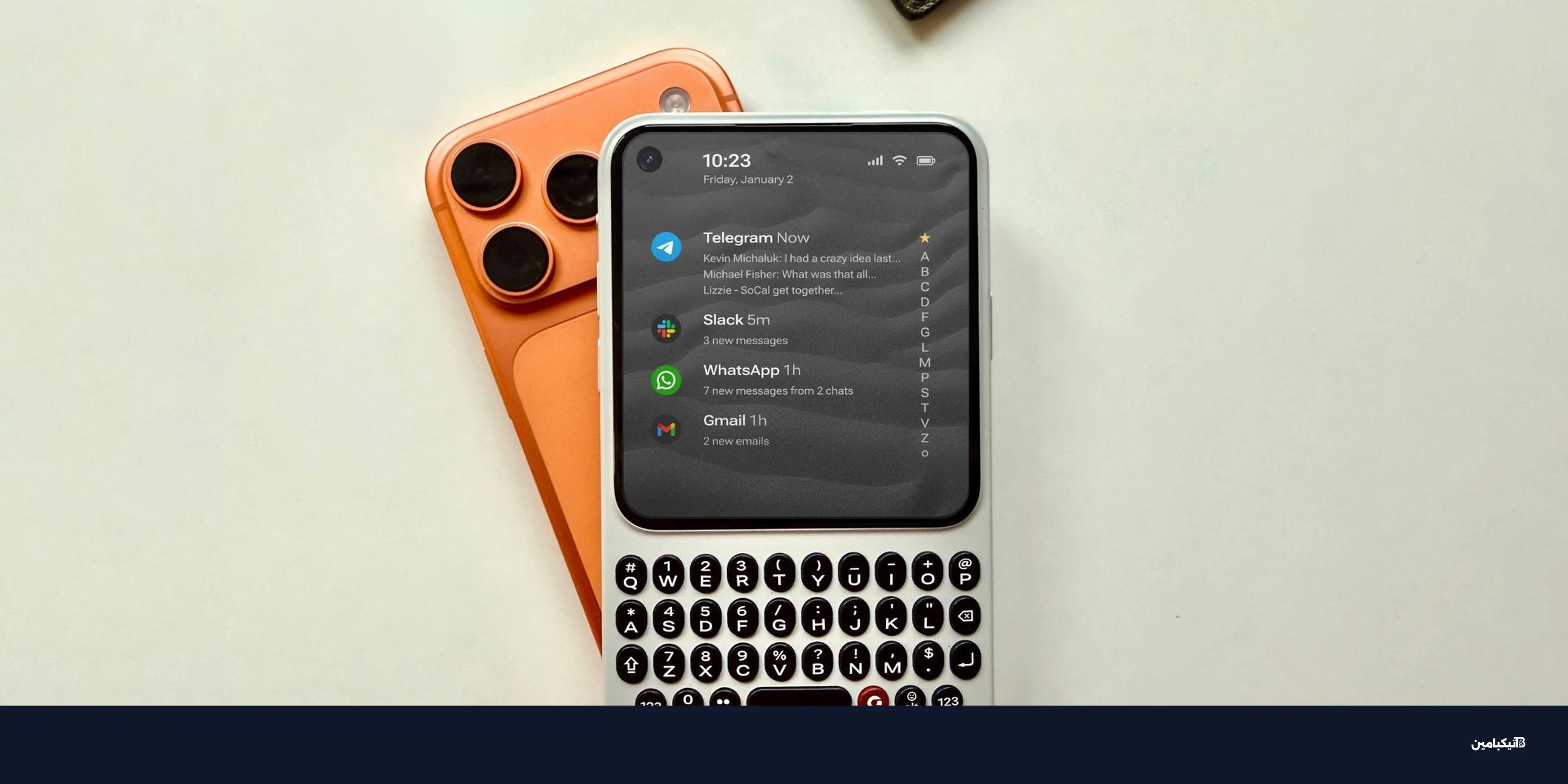 كليكس تطلق هاتف أندرويد بلوحة مفاتيح رفيقاً للآيفون