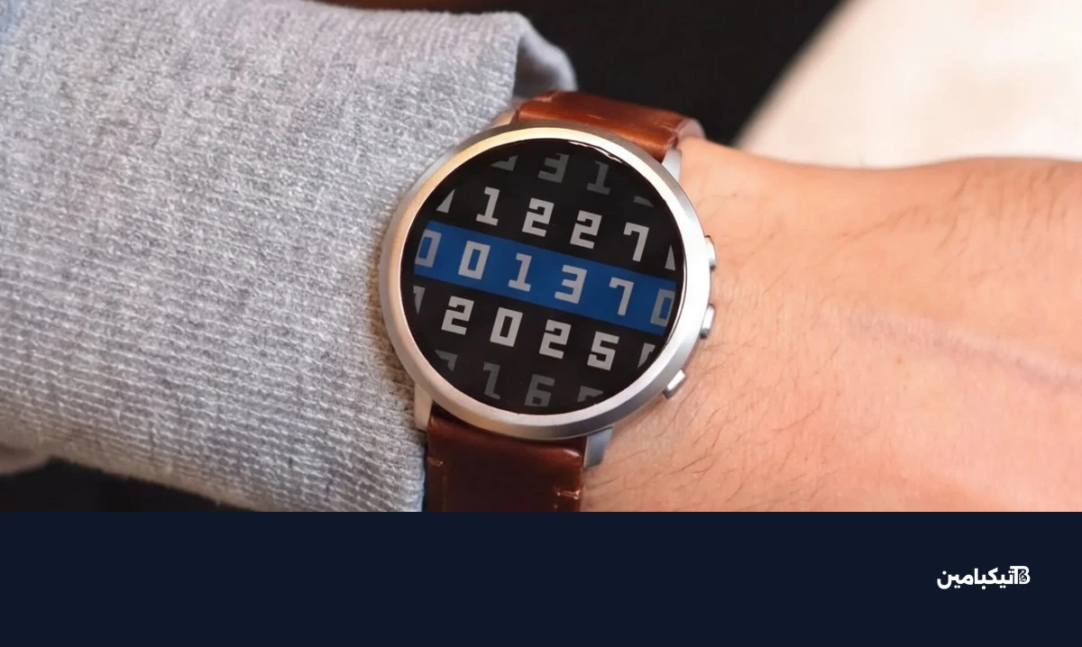 ساعة بيبل Round 2 بشاشة حبر إلكتروني