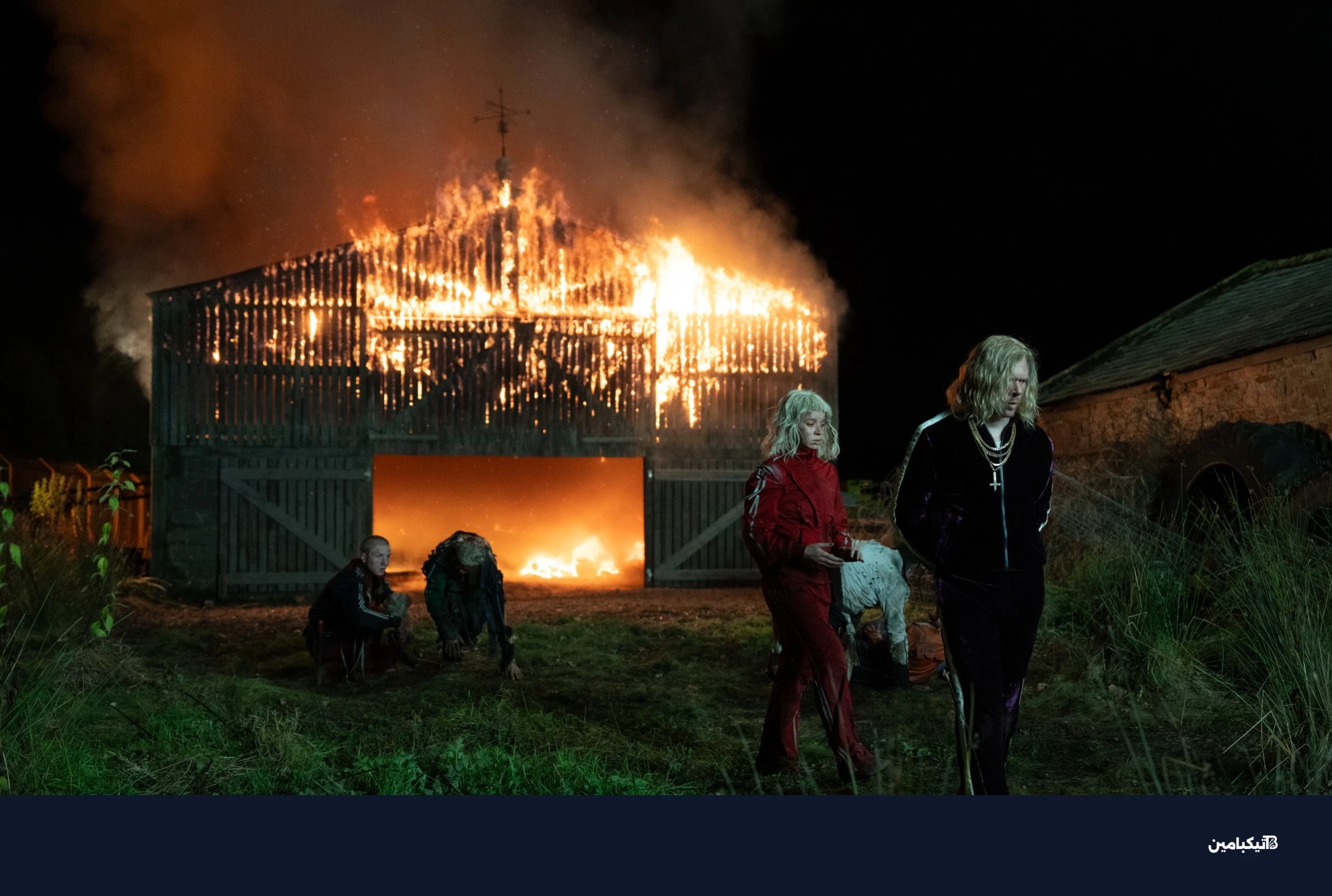 شخصيات فيلم The Bone Temple يرتدون ملابس رياضية وشعراً مستعاراً