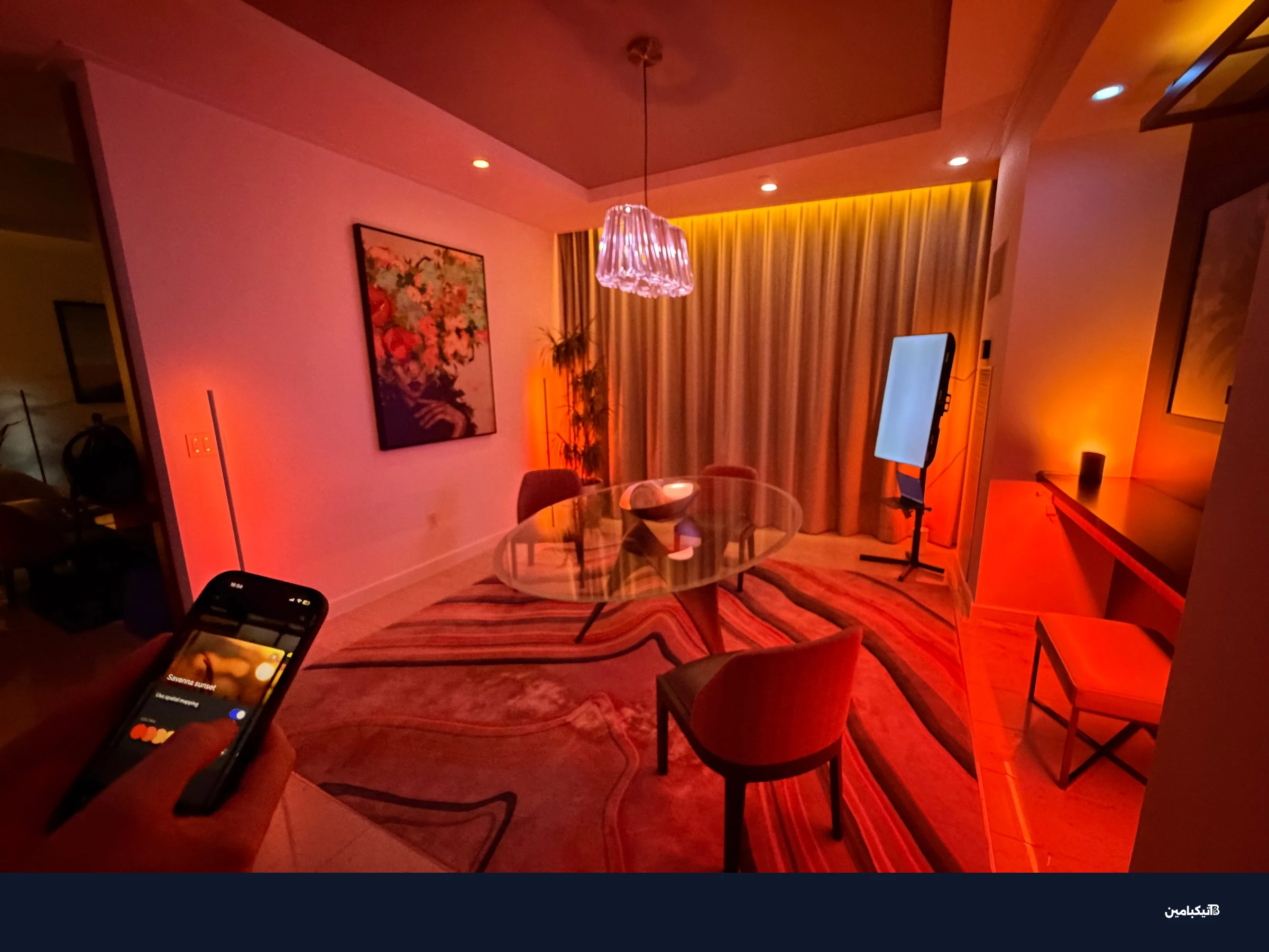 بعض مشاهد إضاءة Hue الجديدة المعاد تصميمها للعمل مع SpatialAware