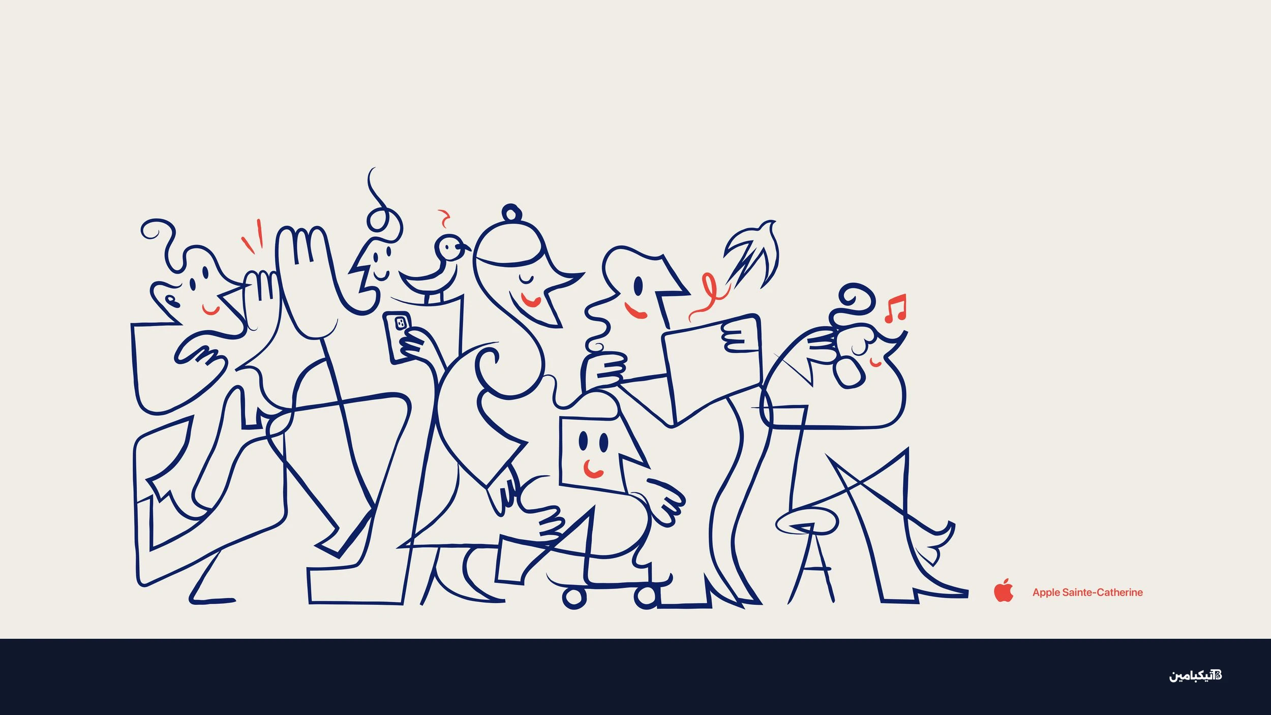 خلفيات أبل الحصرية