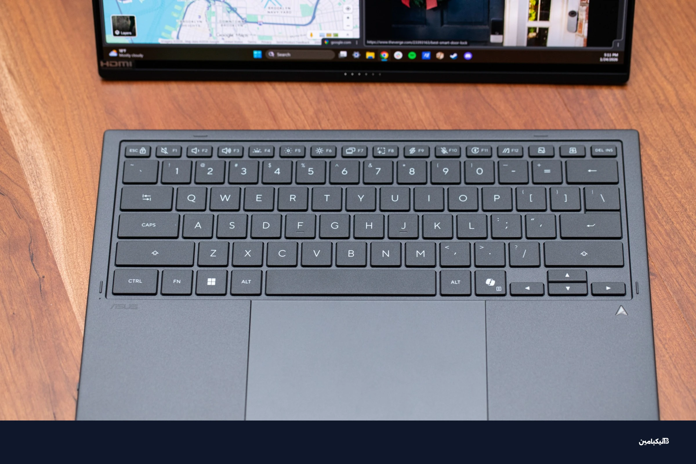لوحة المفاتيح والتراك باد تعملان بكفاءة عالية