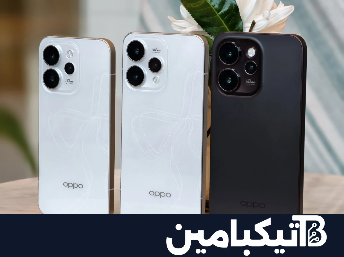 شاشة أوبو رينو 15 برو ميني تعرض ألواناً زاهية تحت الإضاءة