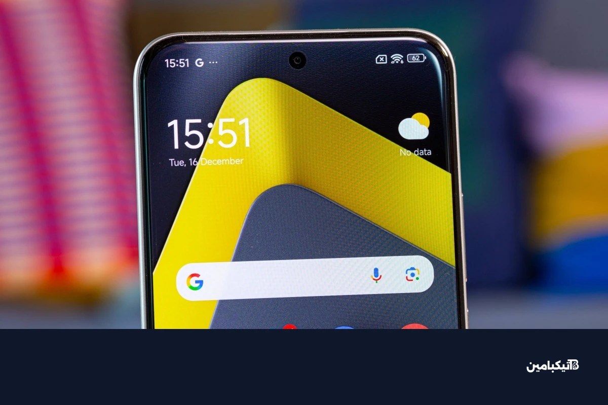 الجزء العلوي من شاشة بوكو M8 برو