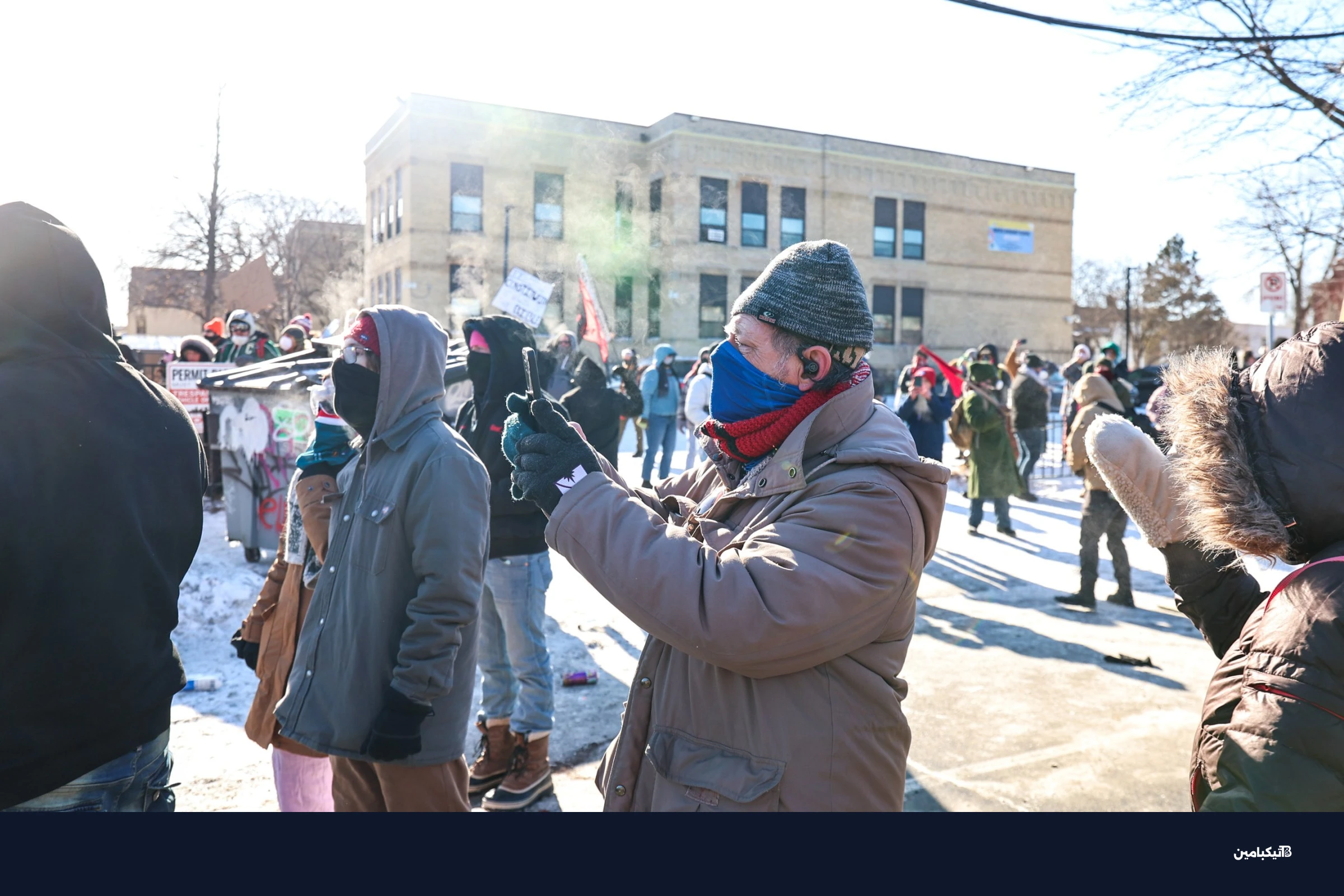 تواجد الشرطة في موقع الحادث