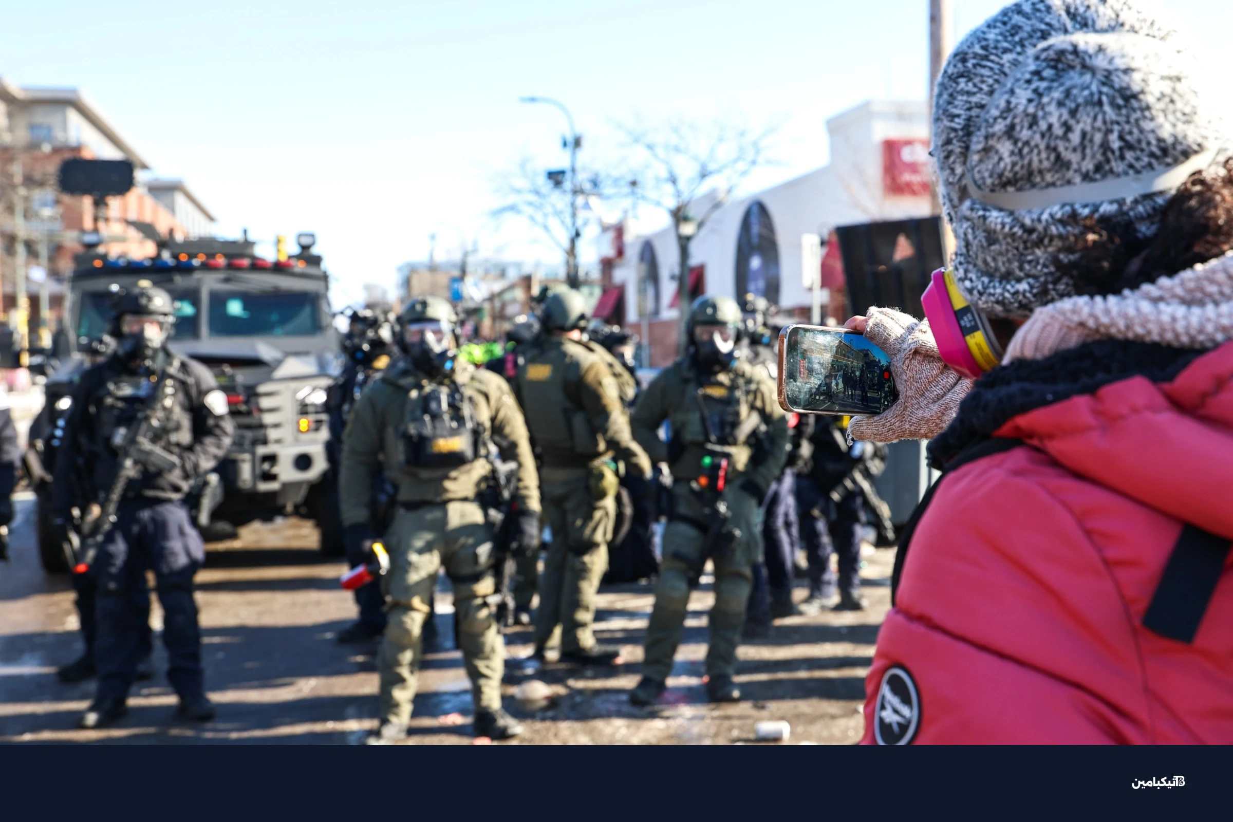 احتجاجات ليلية في مينيابوليس