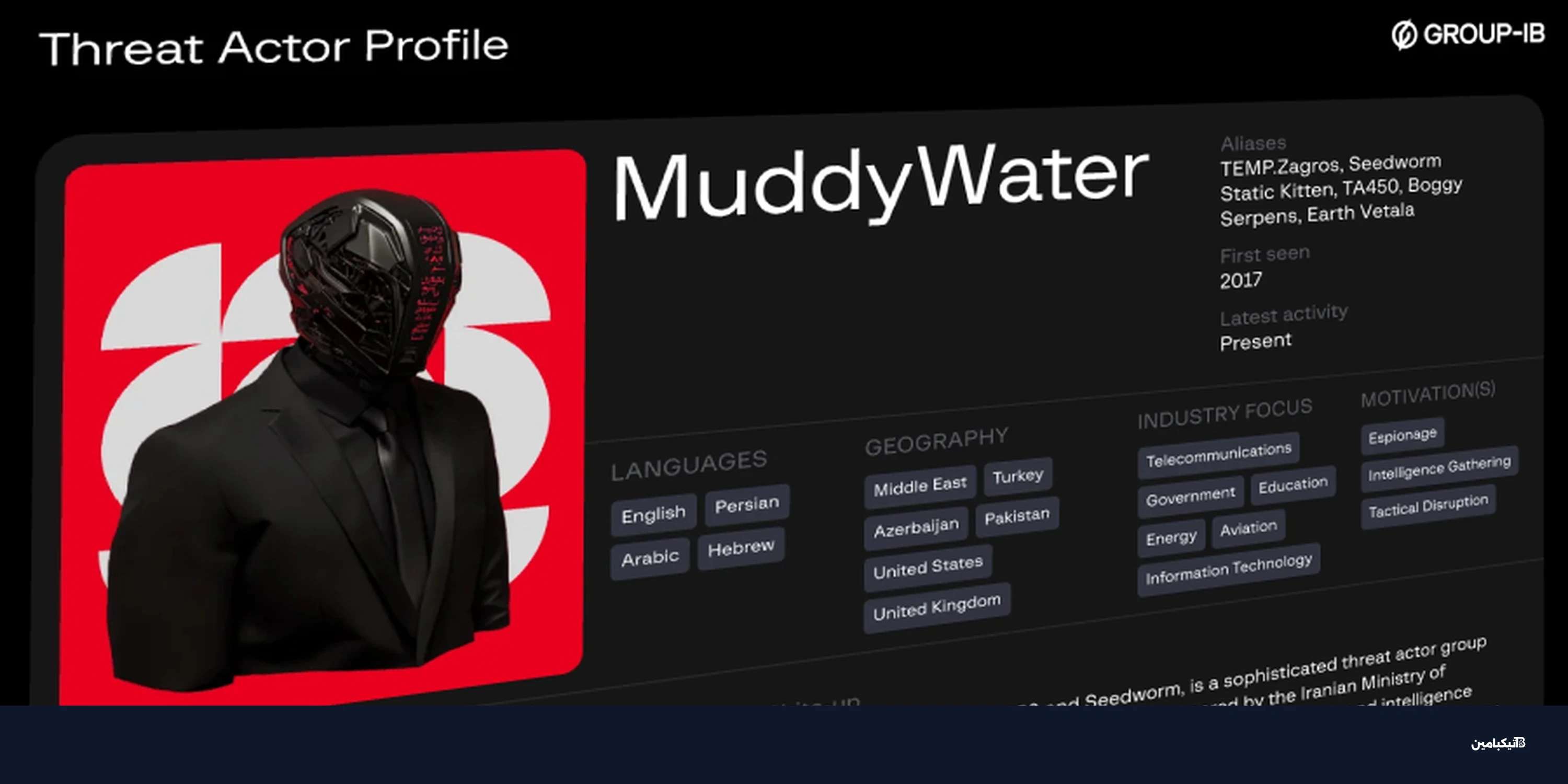 مجموعة MuddyWater الإيرانية تهاجم الشرق الأوسط بأدوات جديدة
