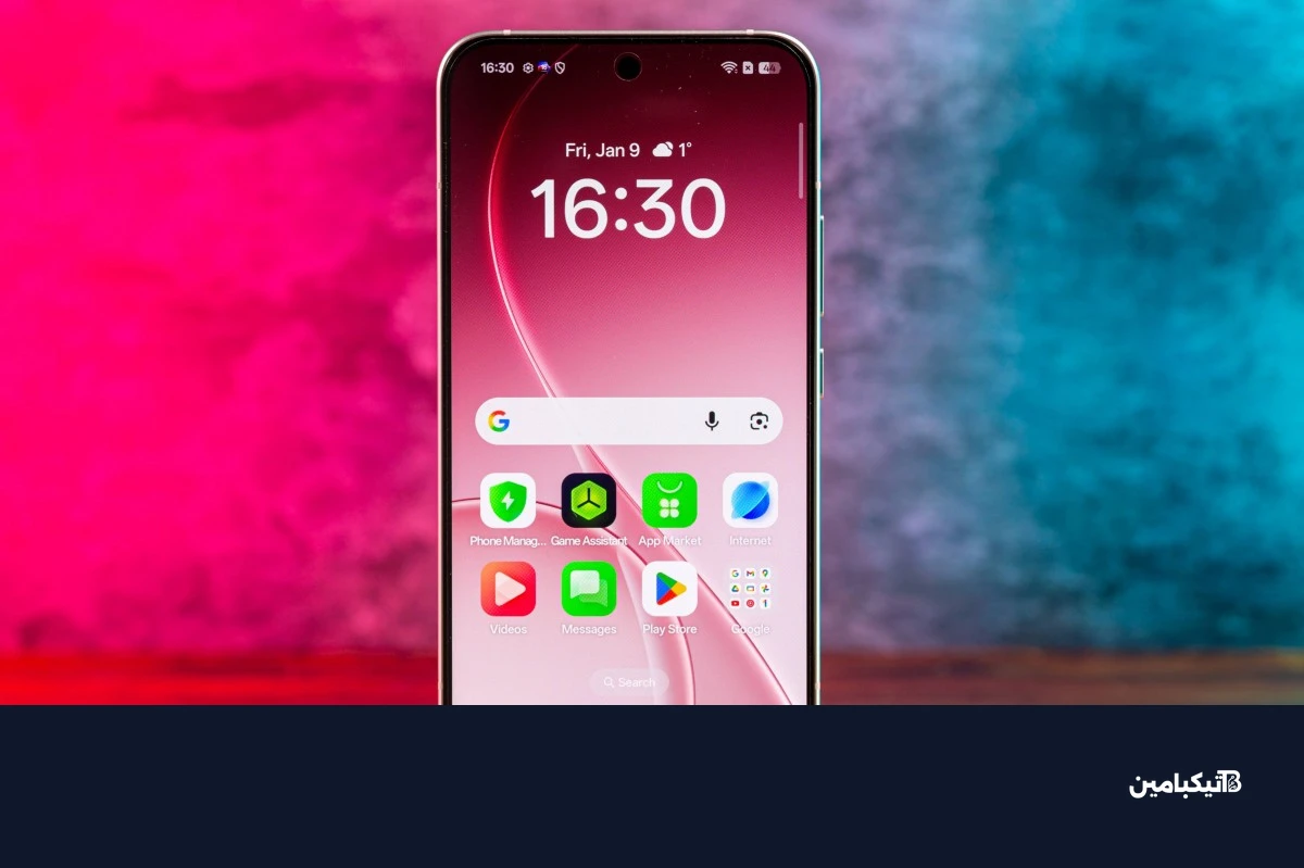 شاشة أوبو Reno15 والحواف النحيفة