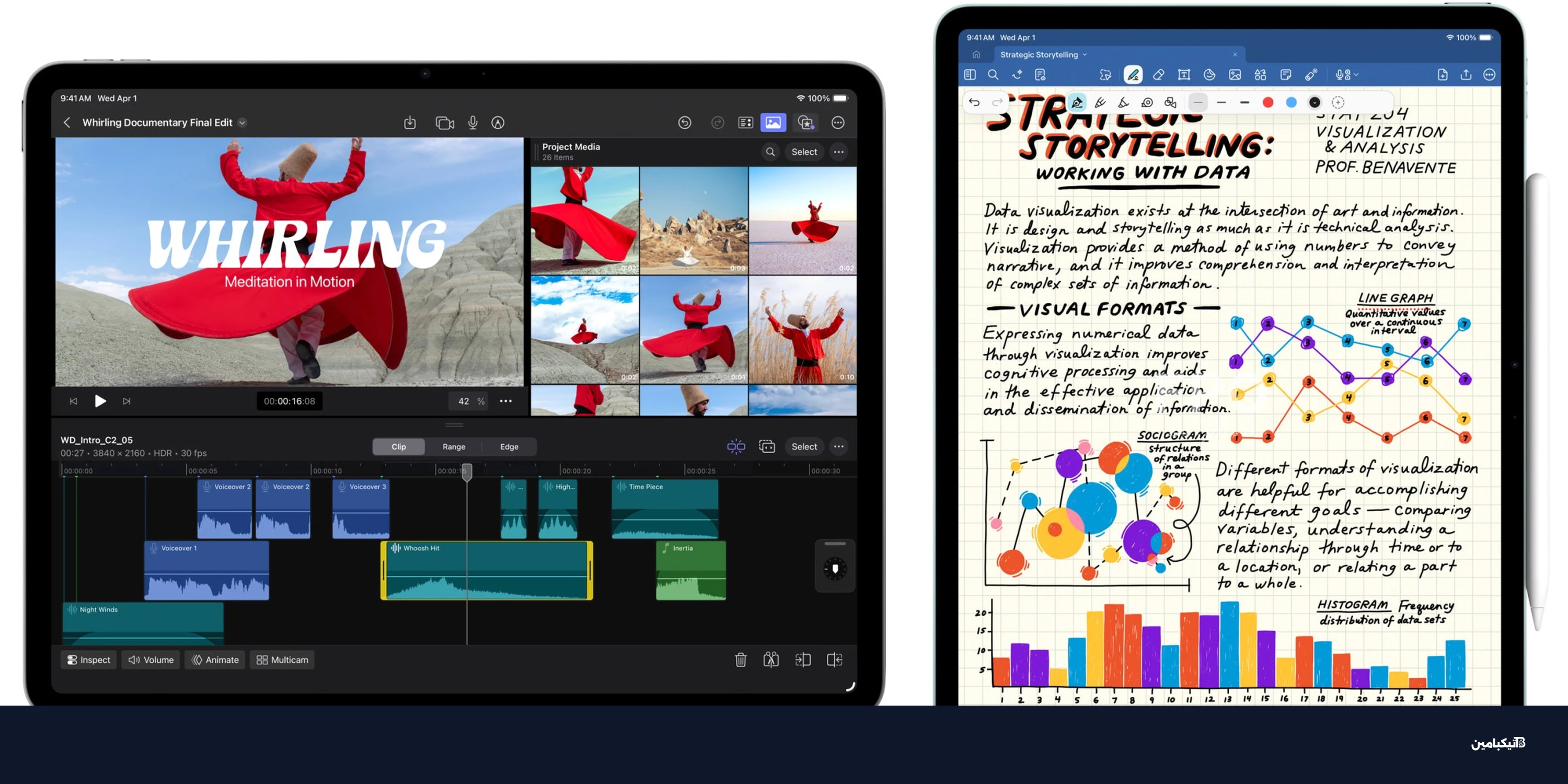 آبل تكشف عن آيباد Air الجديد بمعالج M4 القوي