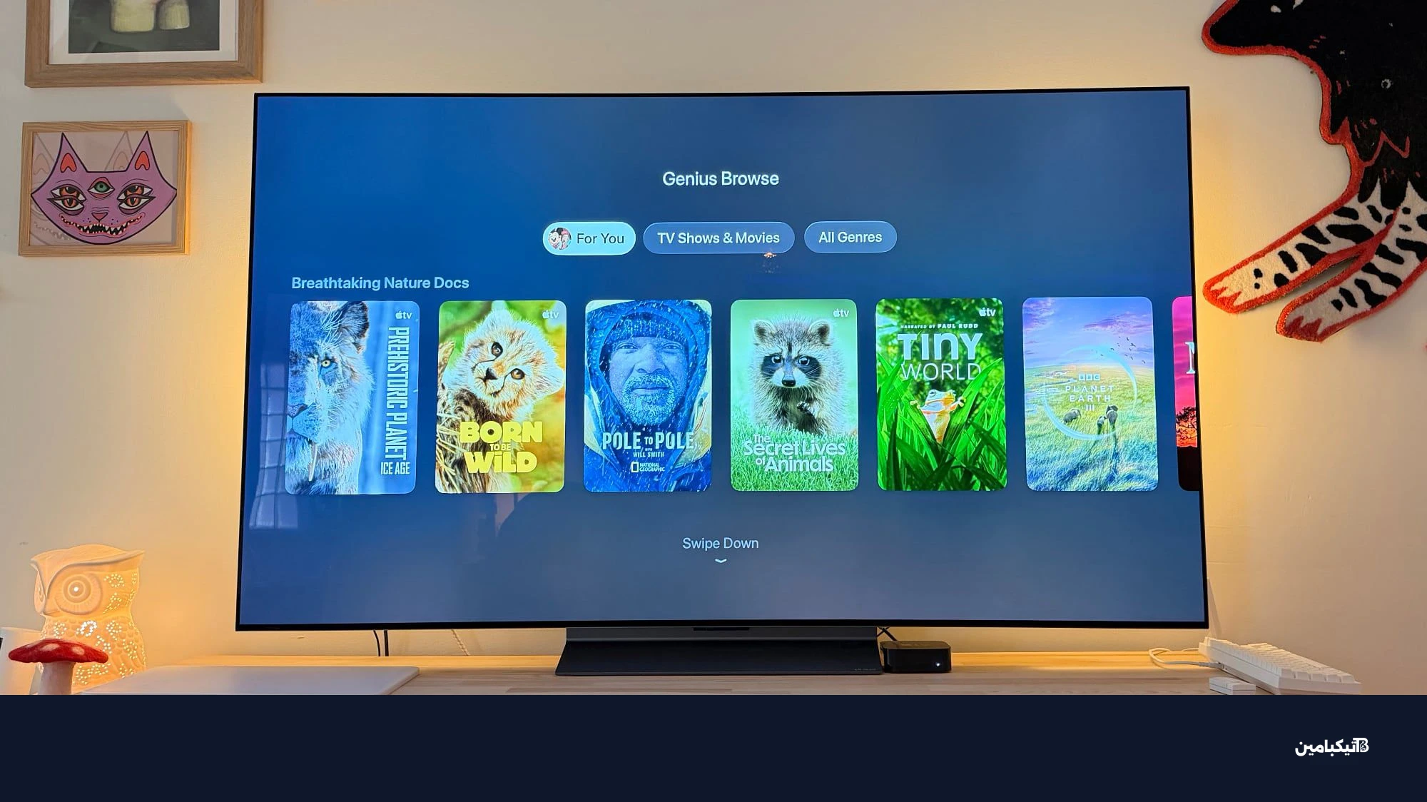 واجهة Genius Browse في آبل تي في