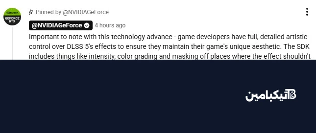 تعليق إنفيديا على تقنية DLSS 5