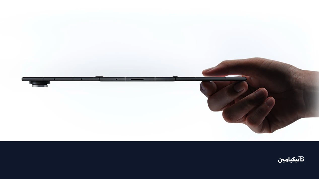 سُمك هاتف سامسونج جالاكسي تراي فولد