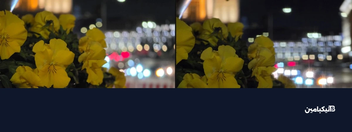 The different lens types create different bokehs