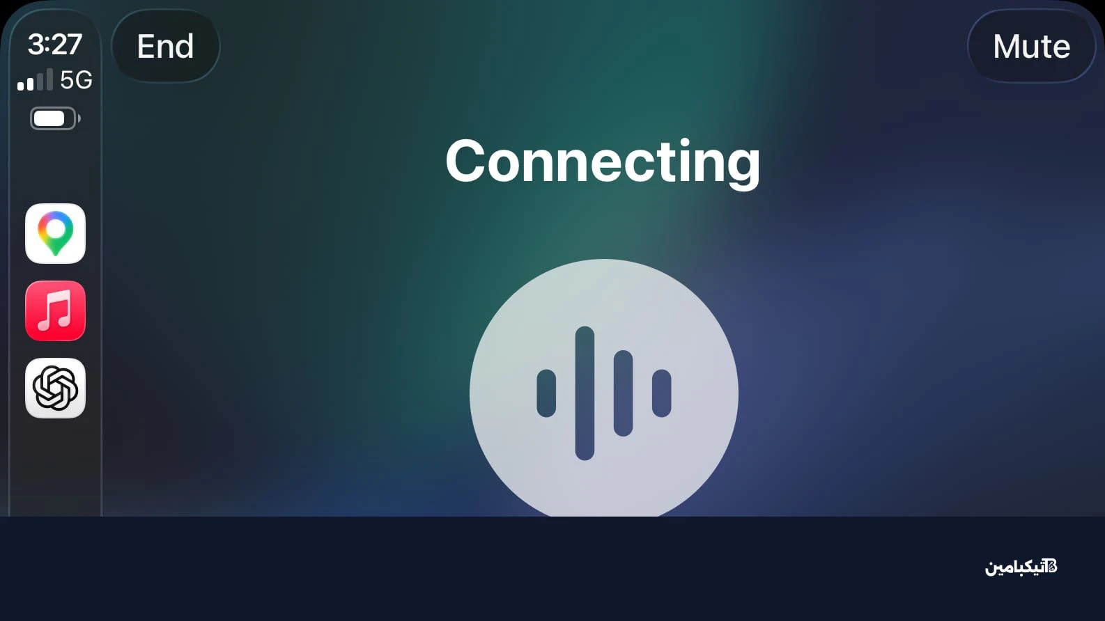 واجهة ChatGPT في السيارة