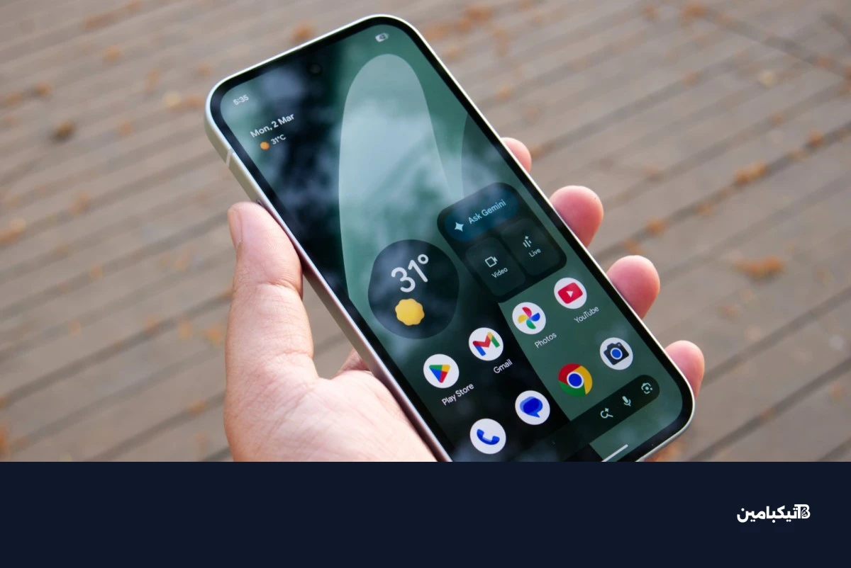 شاشة جوجل بكسل 10a من نوع OLED