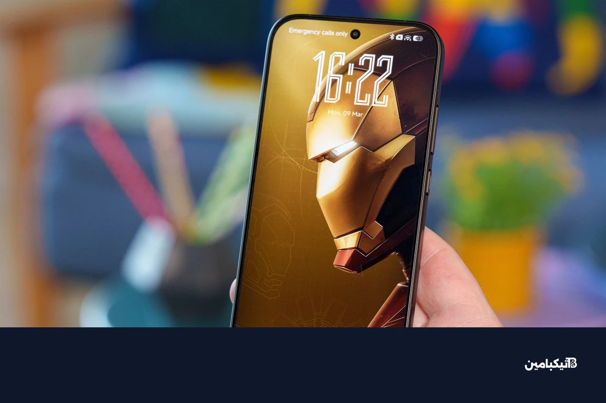 شاشة الهاتف وحوافها النحيفة