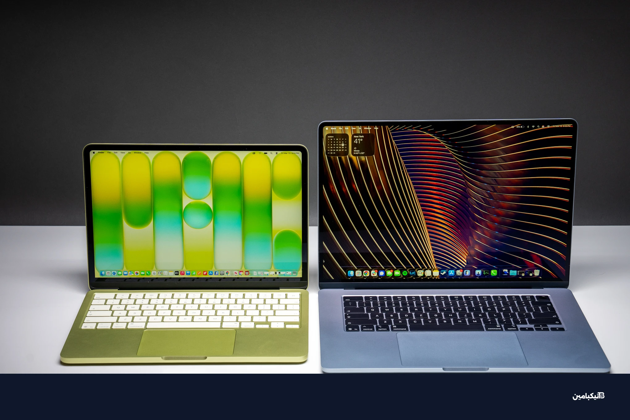 Neo البرتقالي مقابل إير 15 بوصة الأزرق السماوي. الألوان!