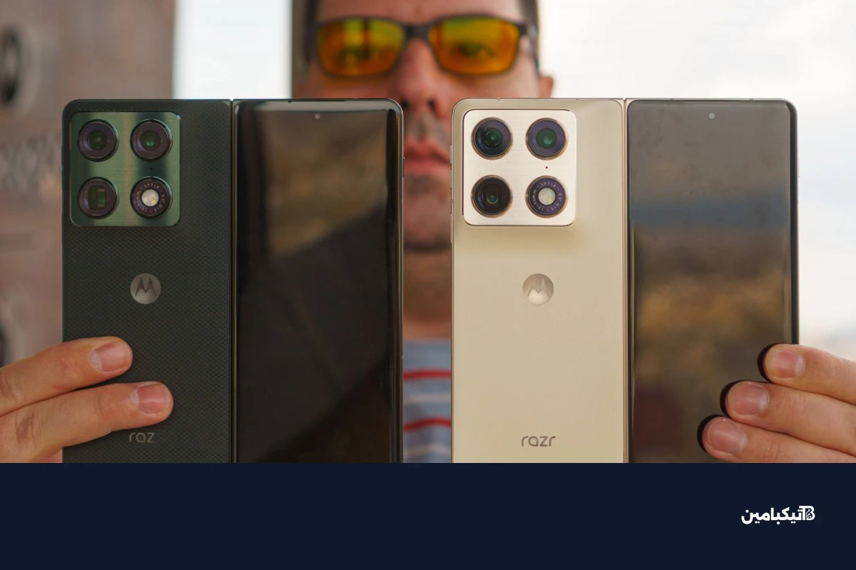 هاتف موتورولا ريزر فولد أثناء الطي والفتح