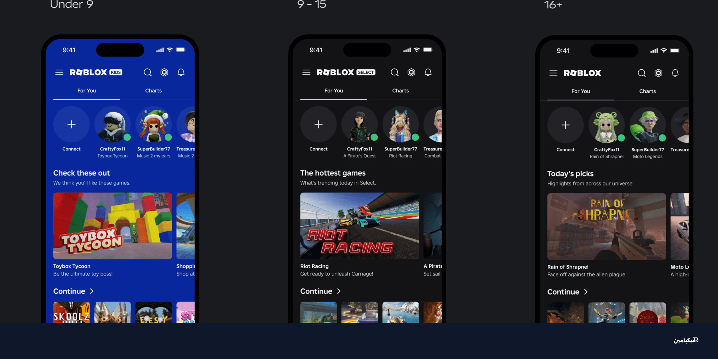 روبلوكس: شرط التحقق من العمر للاعبين فوق 9 سنوات