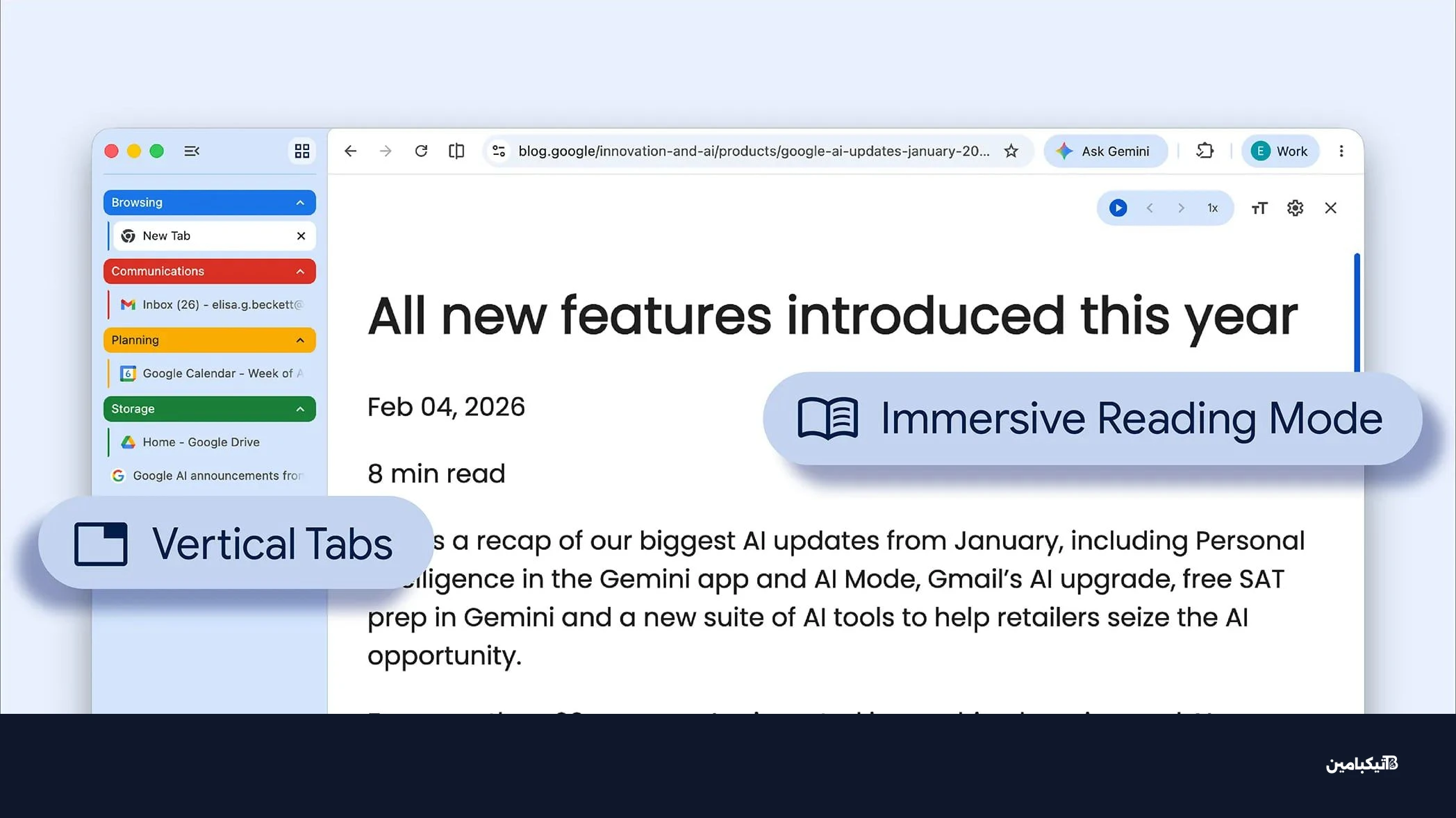 google chrome vertical tabs