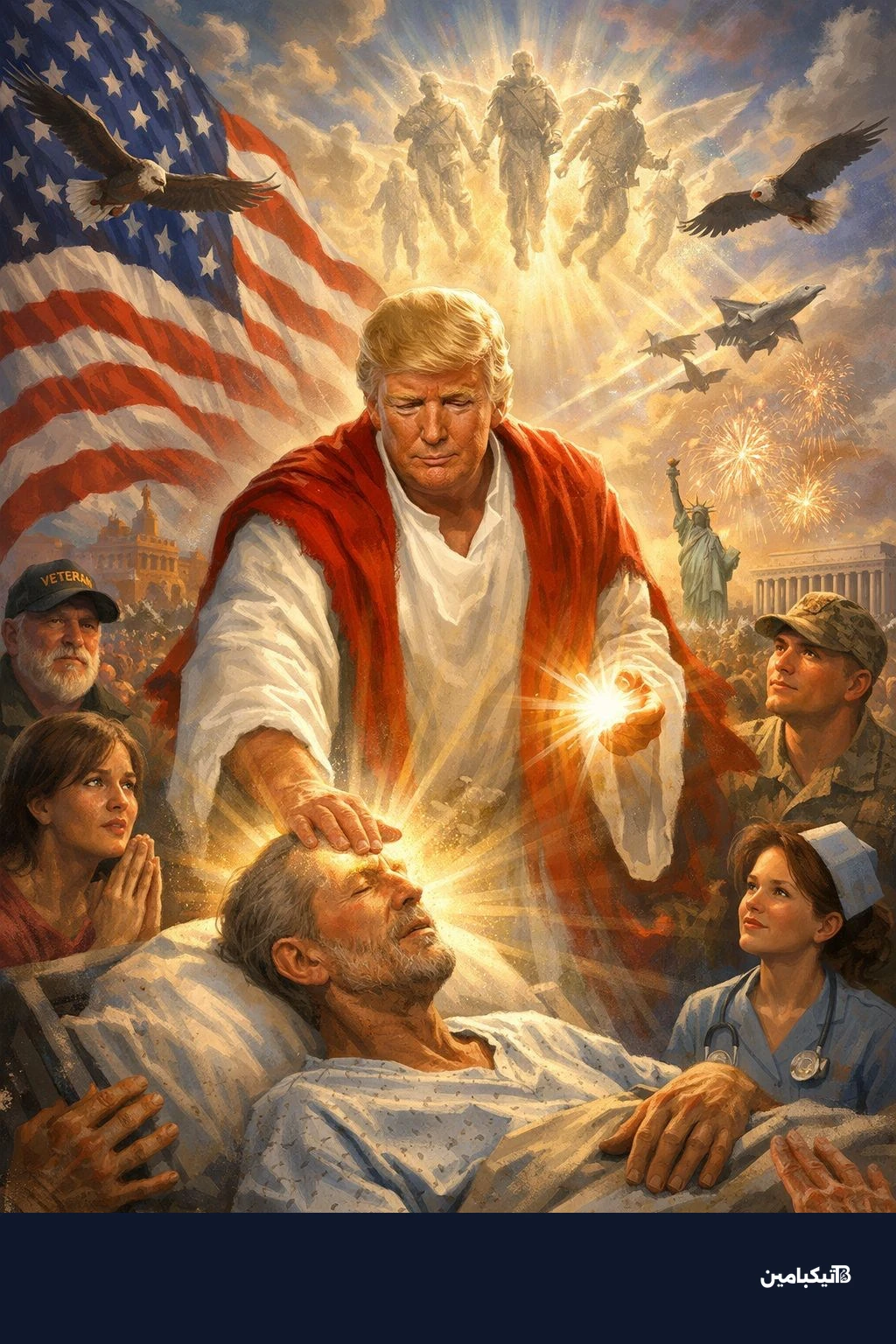 صورة ترامب الأصلية بالذكاء الاصطناعي