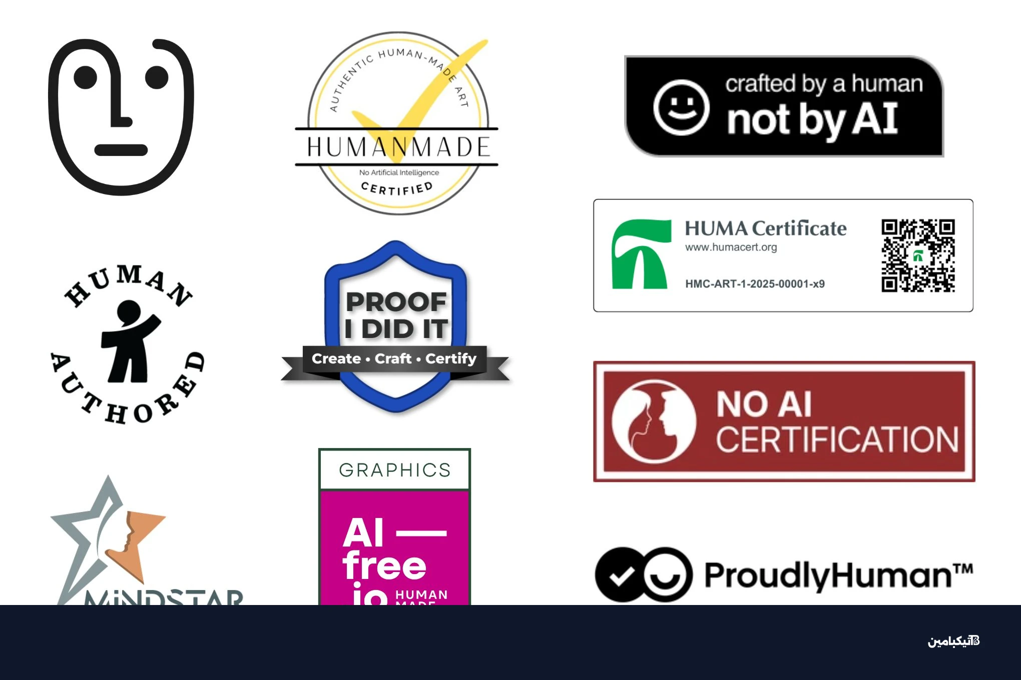 شارات توثيق المحتوى البشري وتمييزه عن الذكاء الاصطناعي