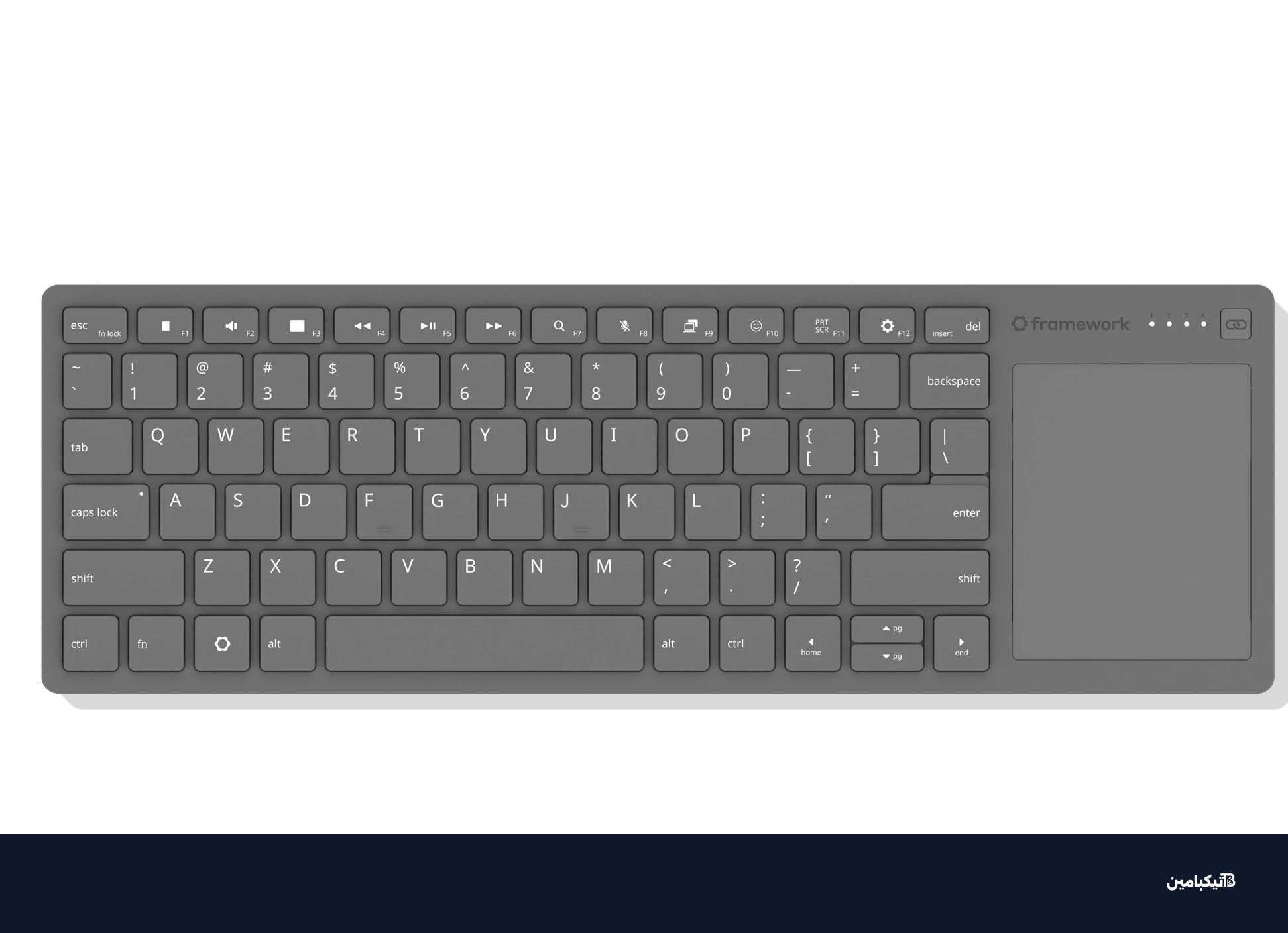 لوحة مفاتيح فريم ورك اللاسلكية الجديدة