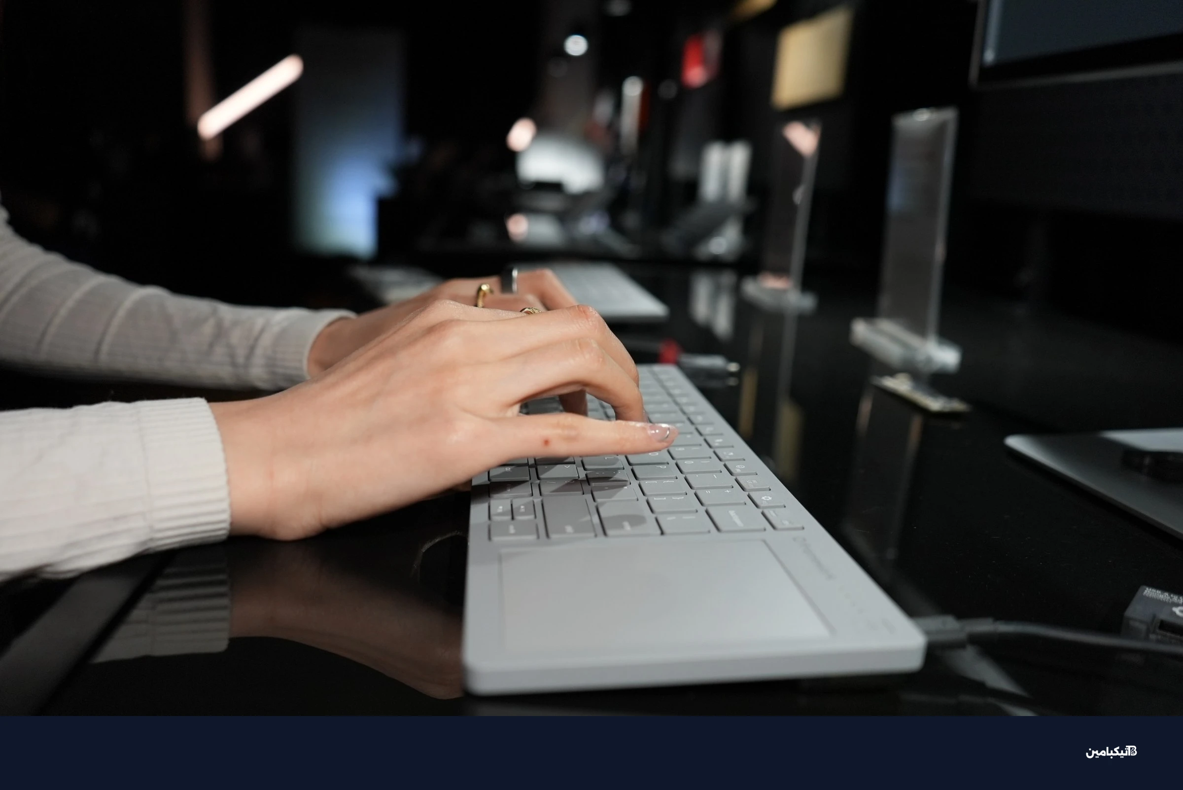 تجربة الكتابة السريعة على لوحة مفاتيح فريم ورك