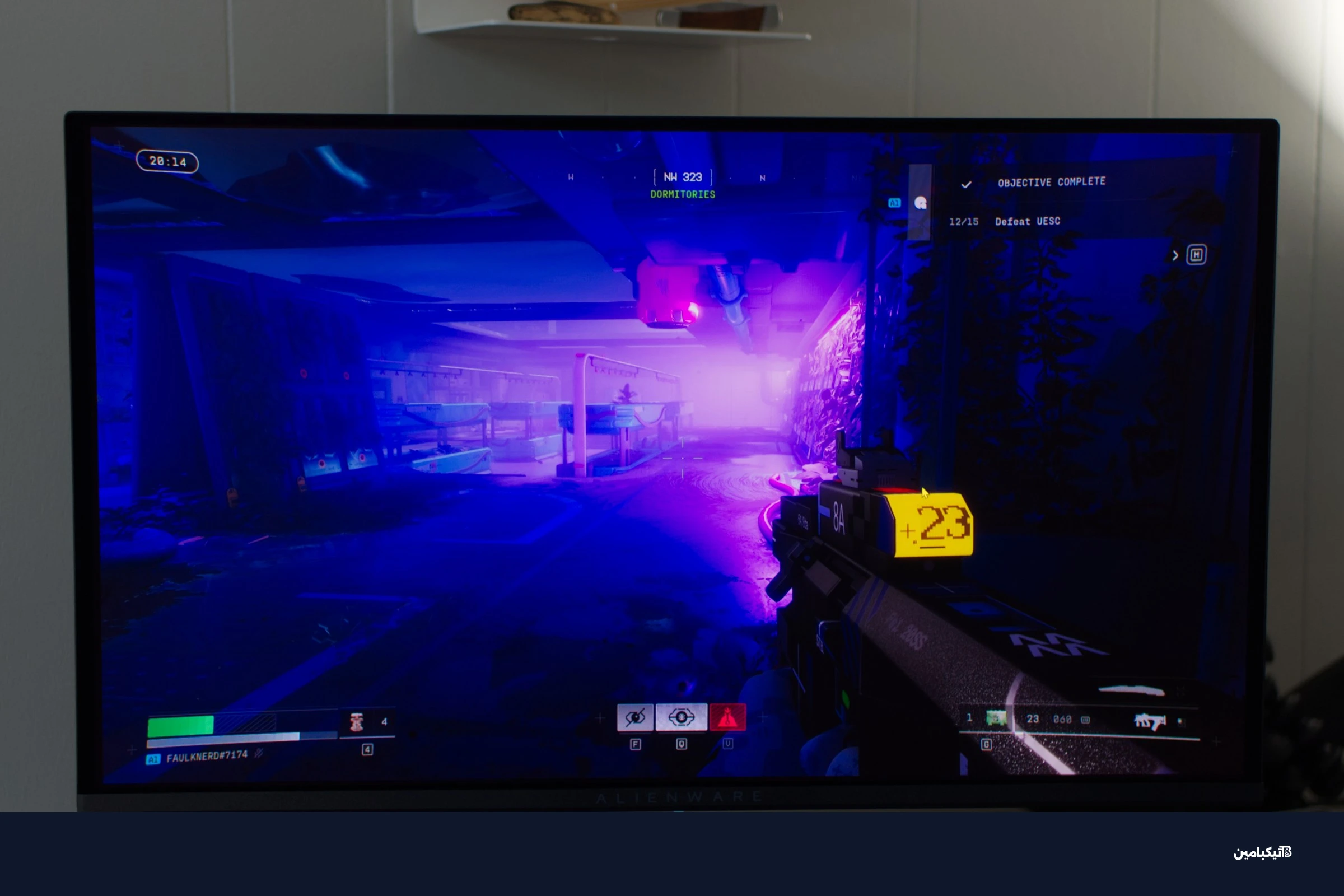 تباين الألوان في شاشة إليين وير الجديدة