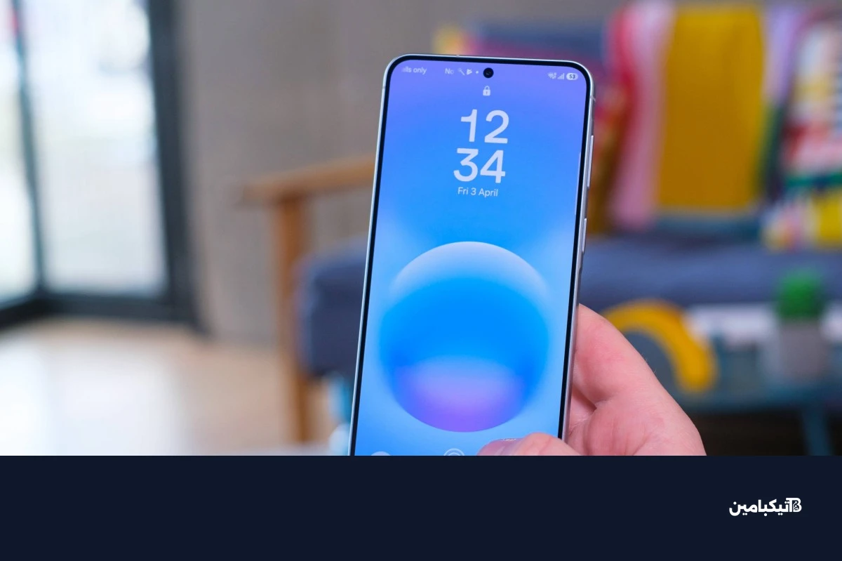 شاشة سامسونج Galaxy A57 الأمامية