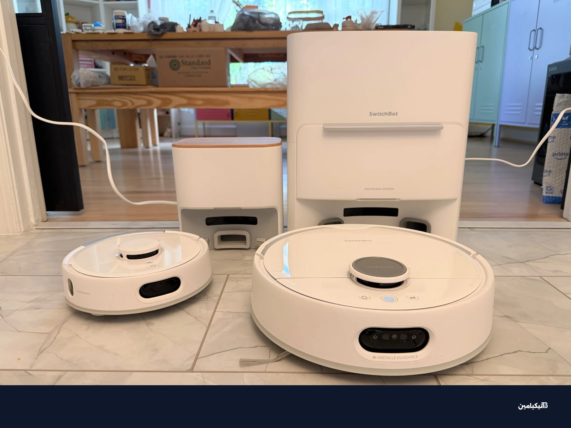 مكنسة سويتش بوت K11 بلس بجانب S20