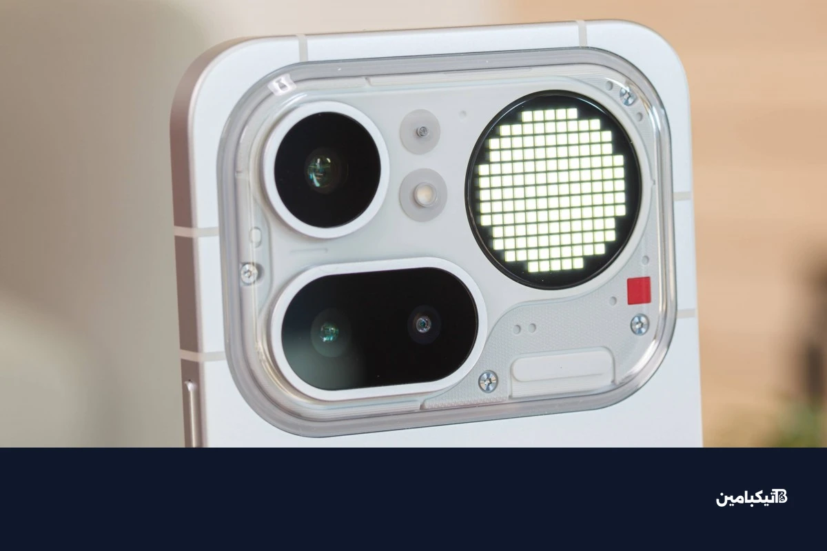 واجهة إضاءة جليف في هاتف ناثينج فون 4a برو