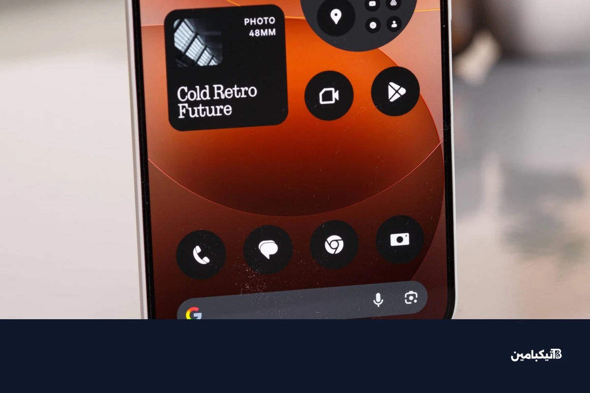 مستشعر البصمة أسفل الشاشة