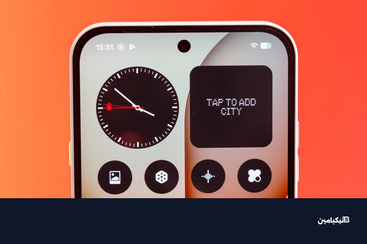 الشاشة المسطحة في ناثينج فون 4a