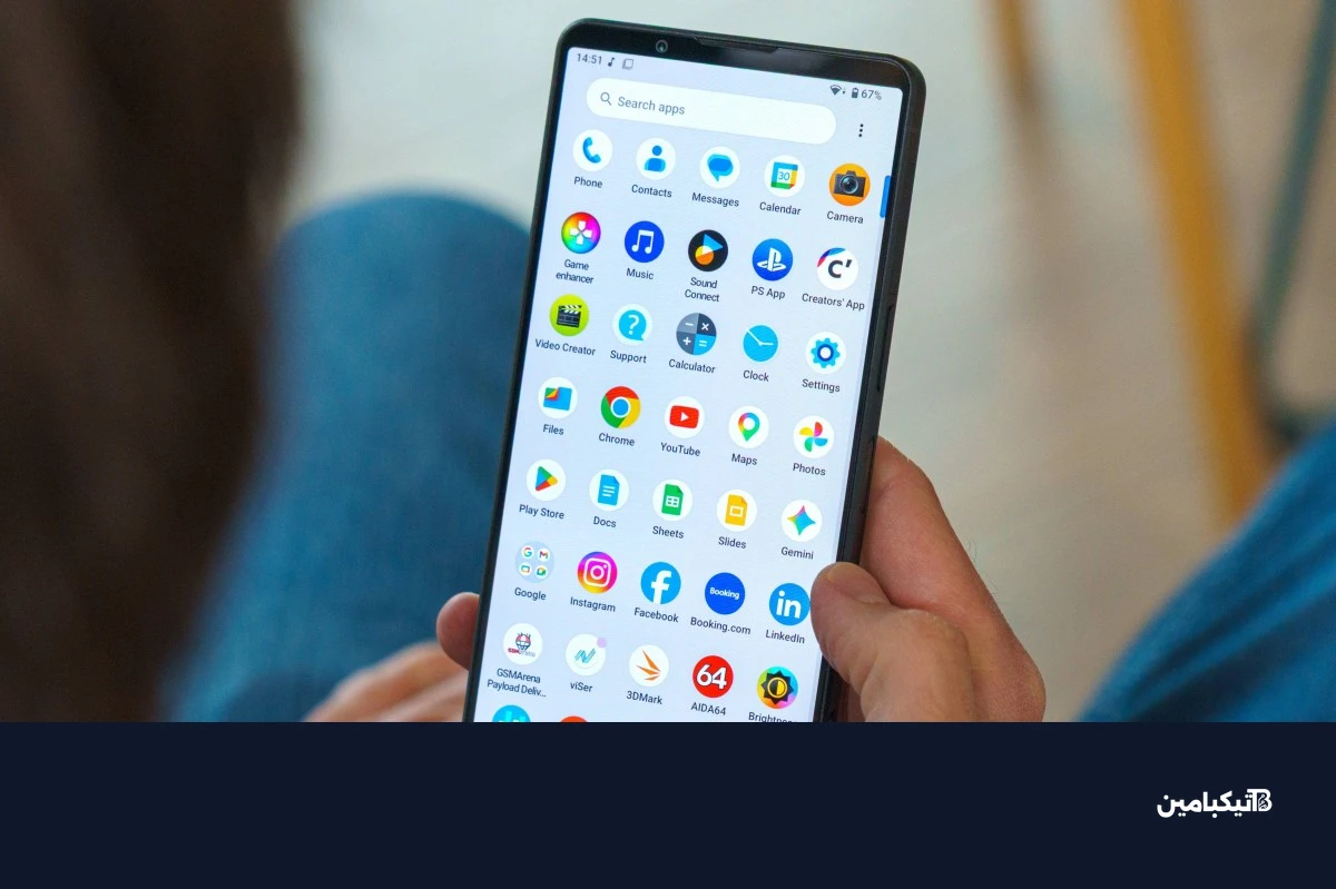 واجهة سوني Xperia 1 VIII