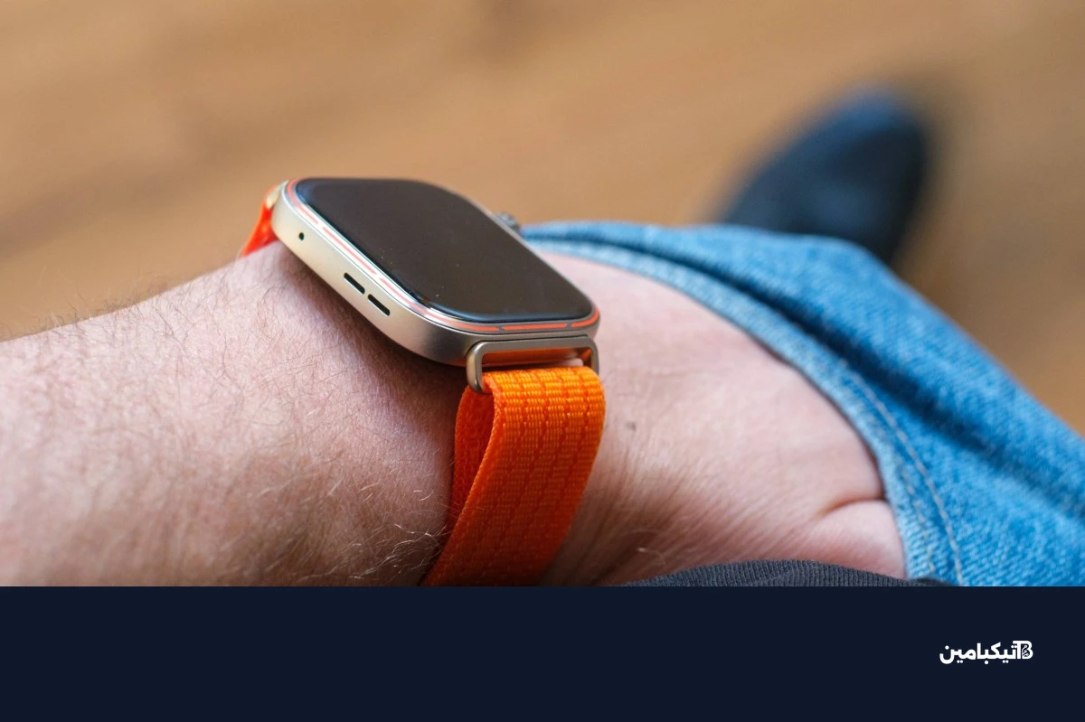 تصميم ساعة هواوي Watch Fit 5 Pro باللون البرتقالي