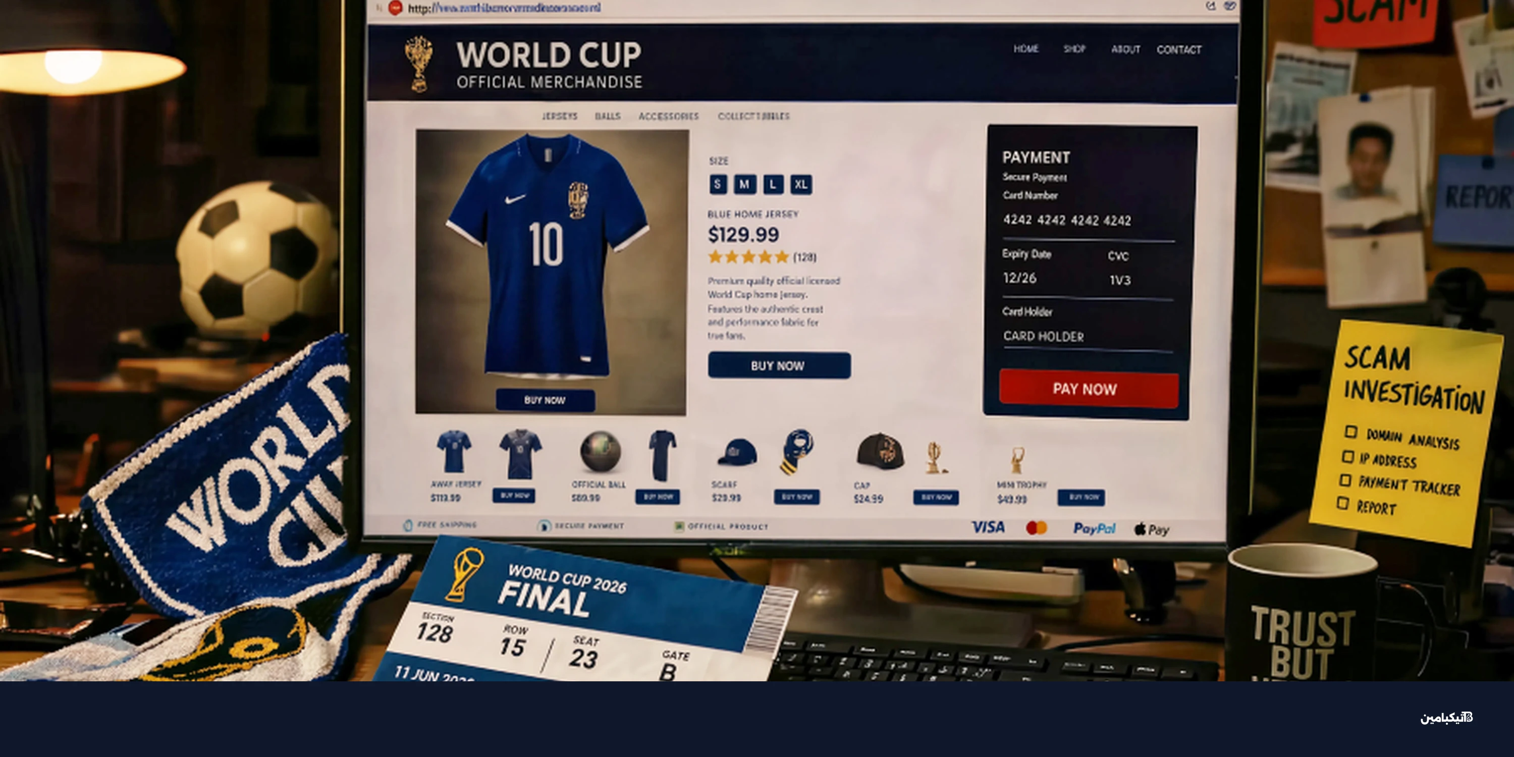 احتيال كأس العالم 2026: تحذيرات من مواقع وهمية وبرمجيات خبيثة