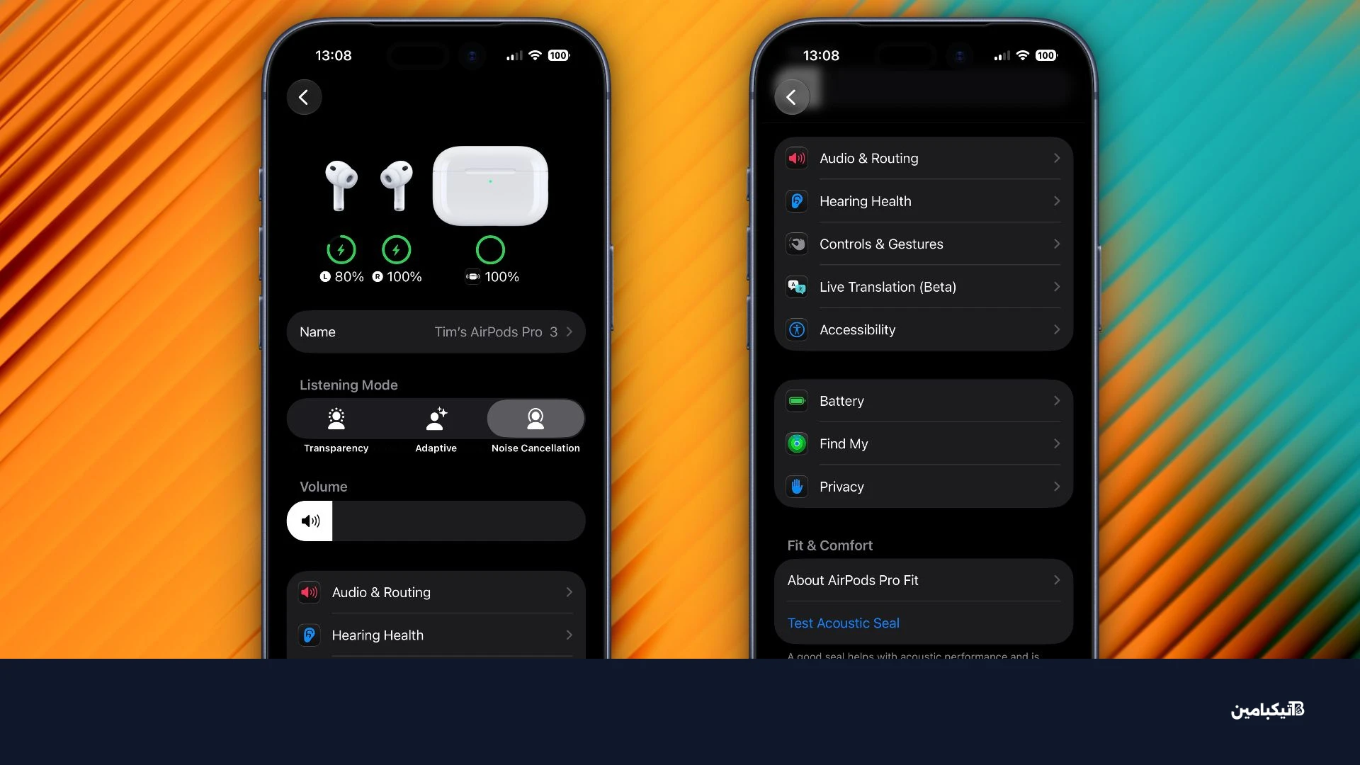 airpods settings