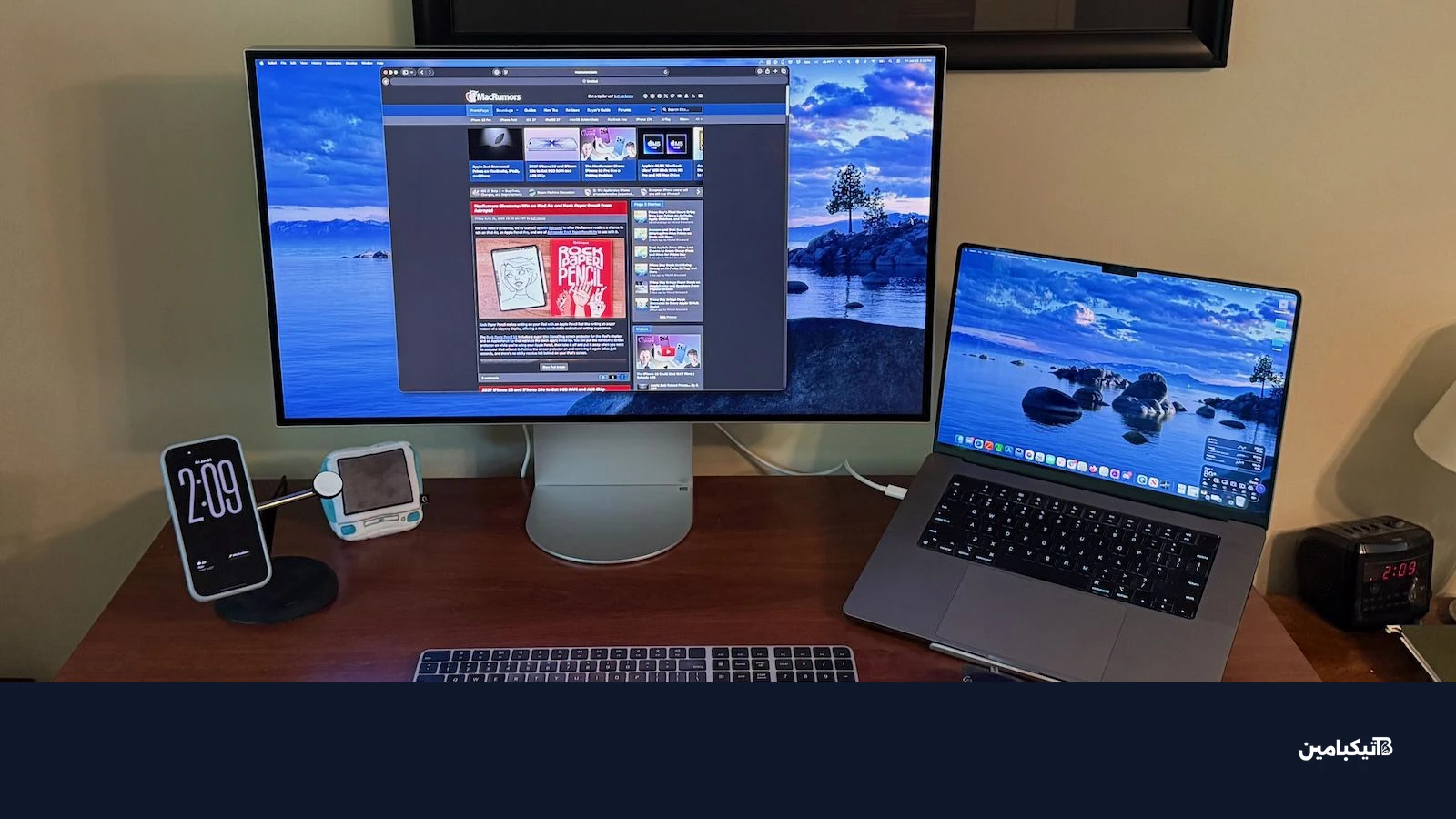 واجهة شاشة إل جي UltraFine 6K