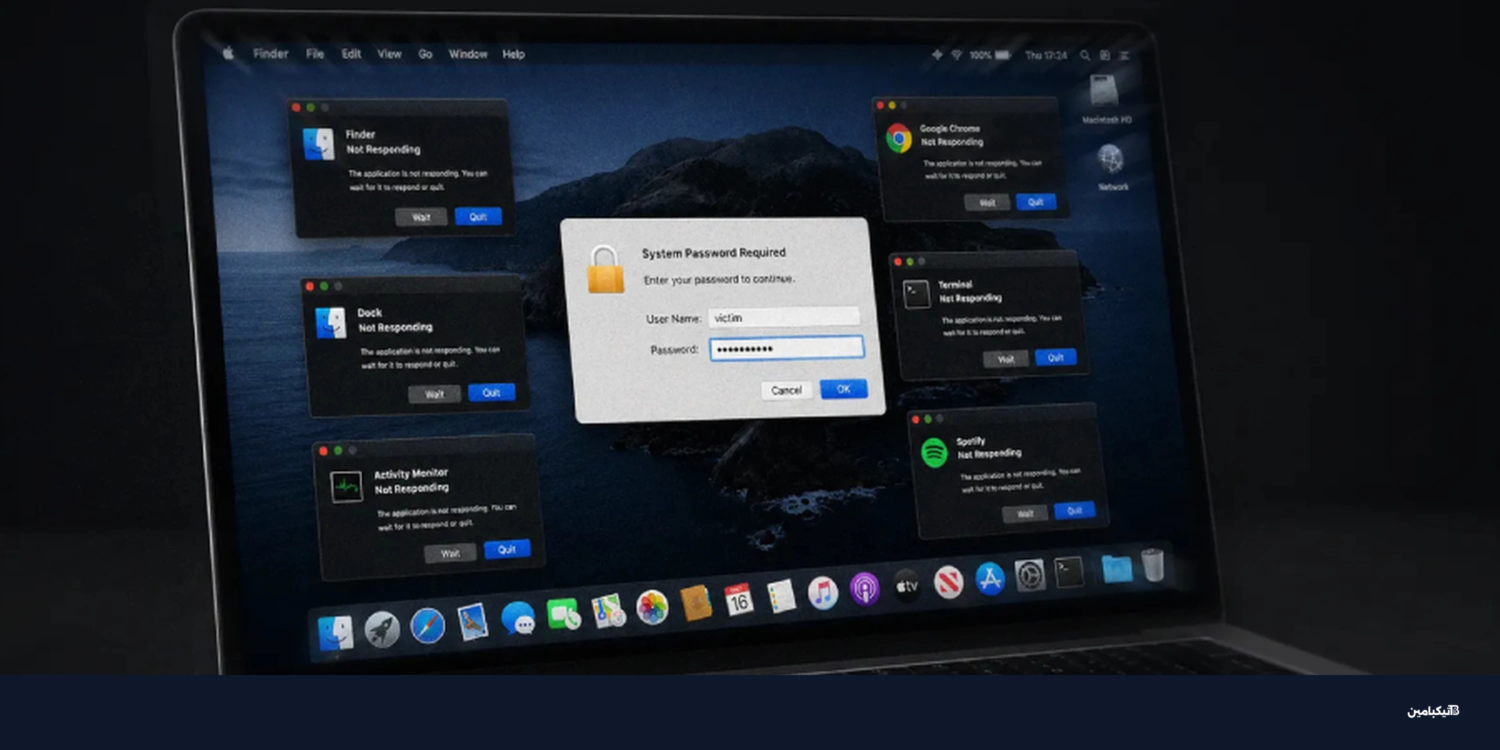برمجية ClickLock Stealer تضرب ماك وتبتز الضحايا