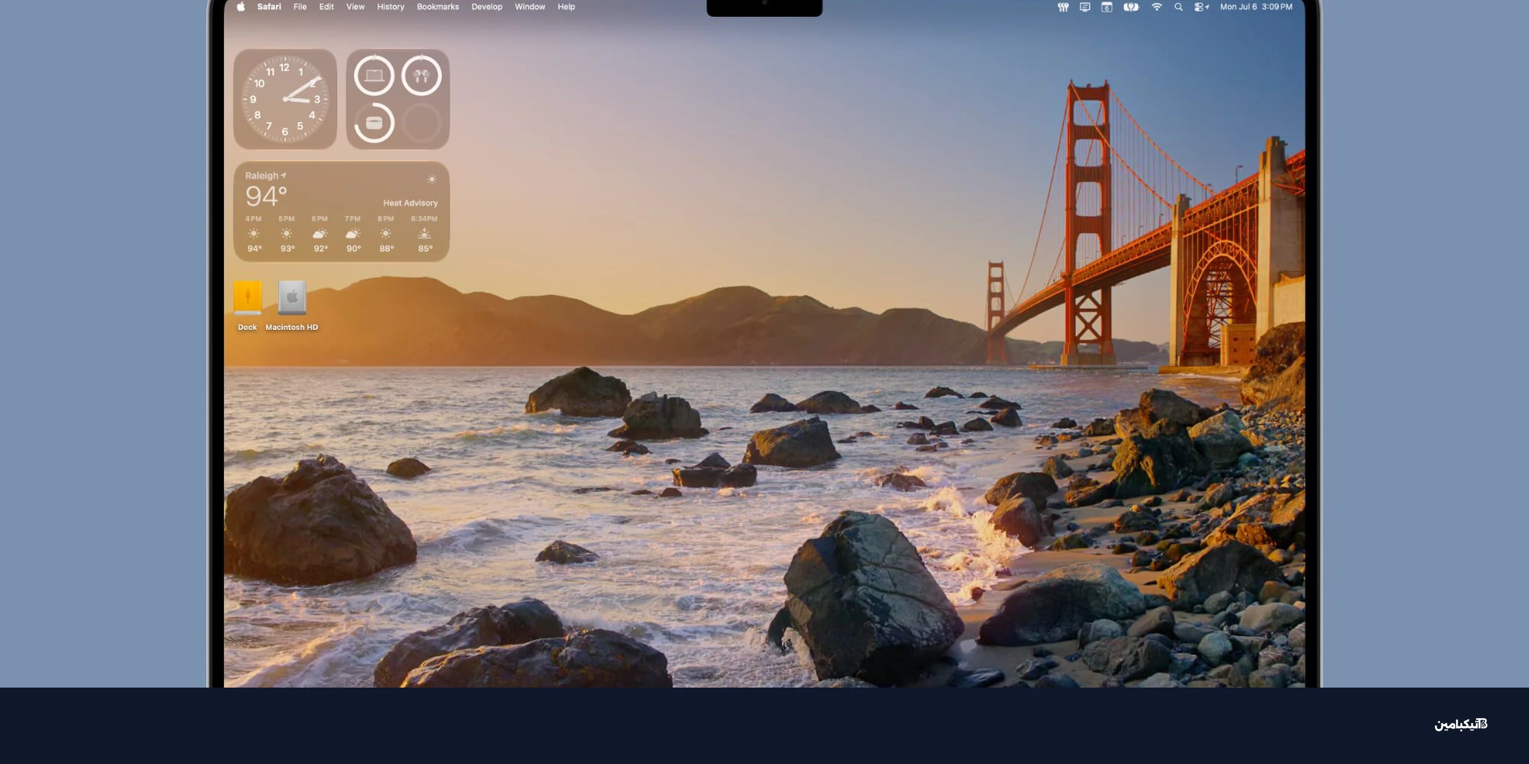macOS Golden Gate يحصل على خلفيات جديدة من آبل
