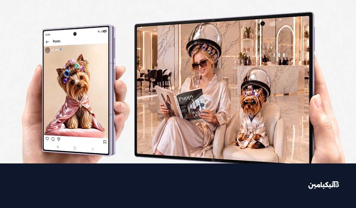 سامسونج Galaxy Z Fold8 بتصميم أعرض وشاشة داخلية كبيرة