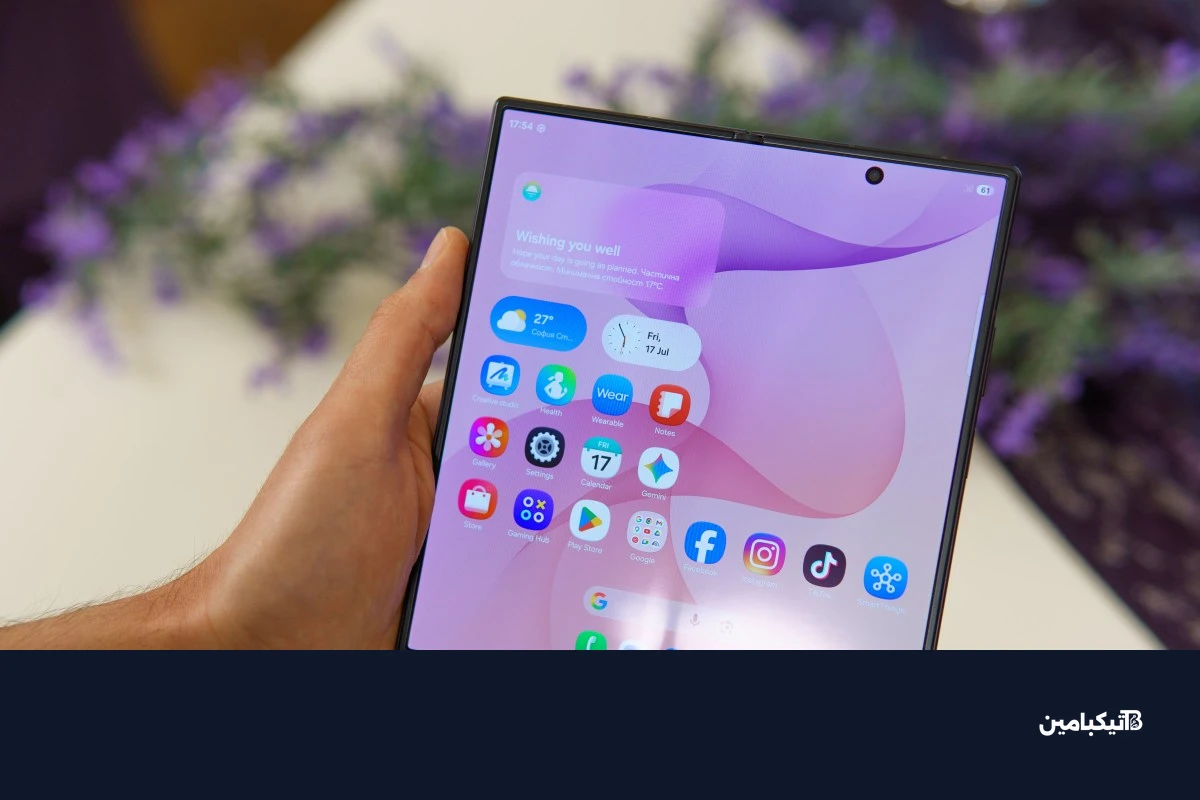 الحواف والزوايا في سامسونج Galaxy Z Fold8 Ultra