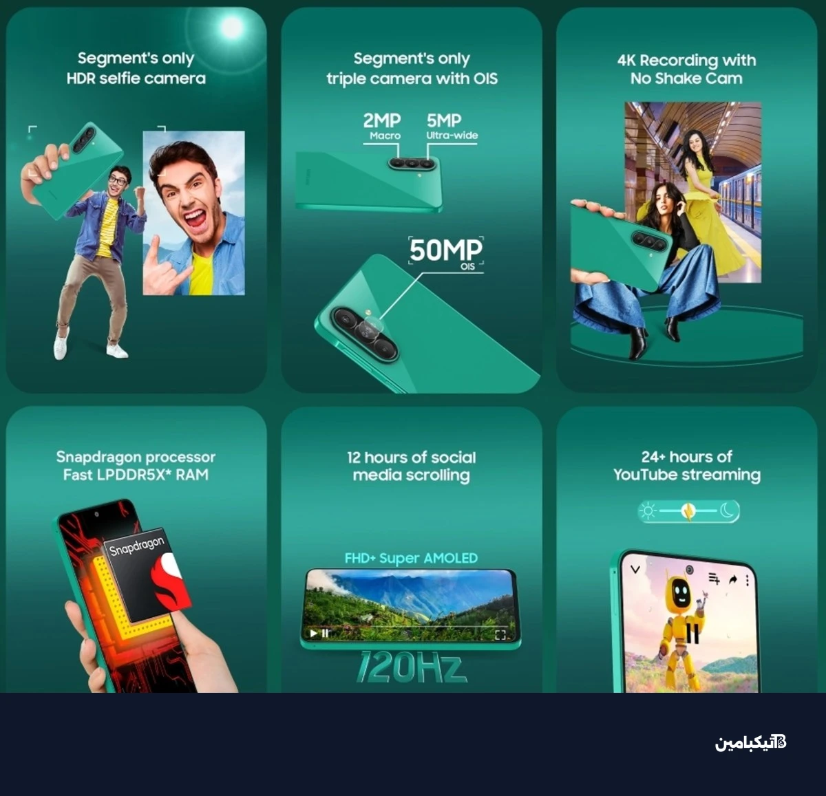 شاشة سامسونج جالاكسي F70 Pro