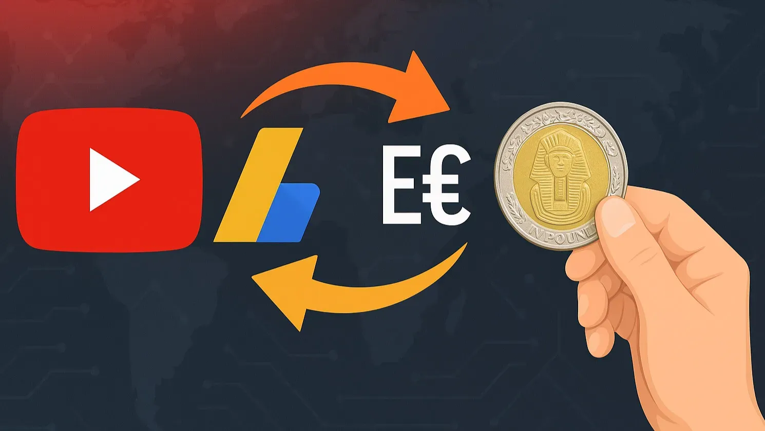 جوجل تُعلن تغيير عملة الدفع لصناع المحتوى في مصر إلى الجنيه